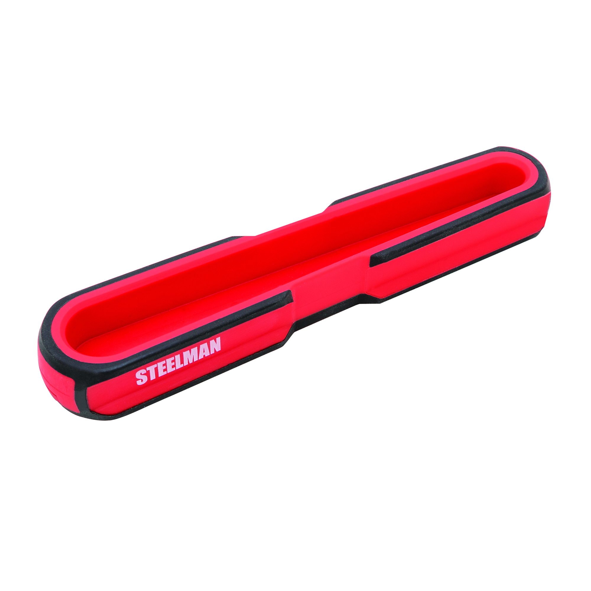 STEELMAN Small 6-Inch Long Magnetic Steel Socket Storage and Parts Accessory Tray, Model# 75104