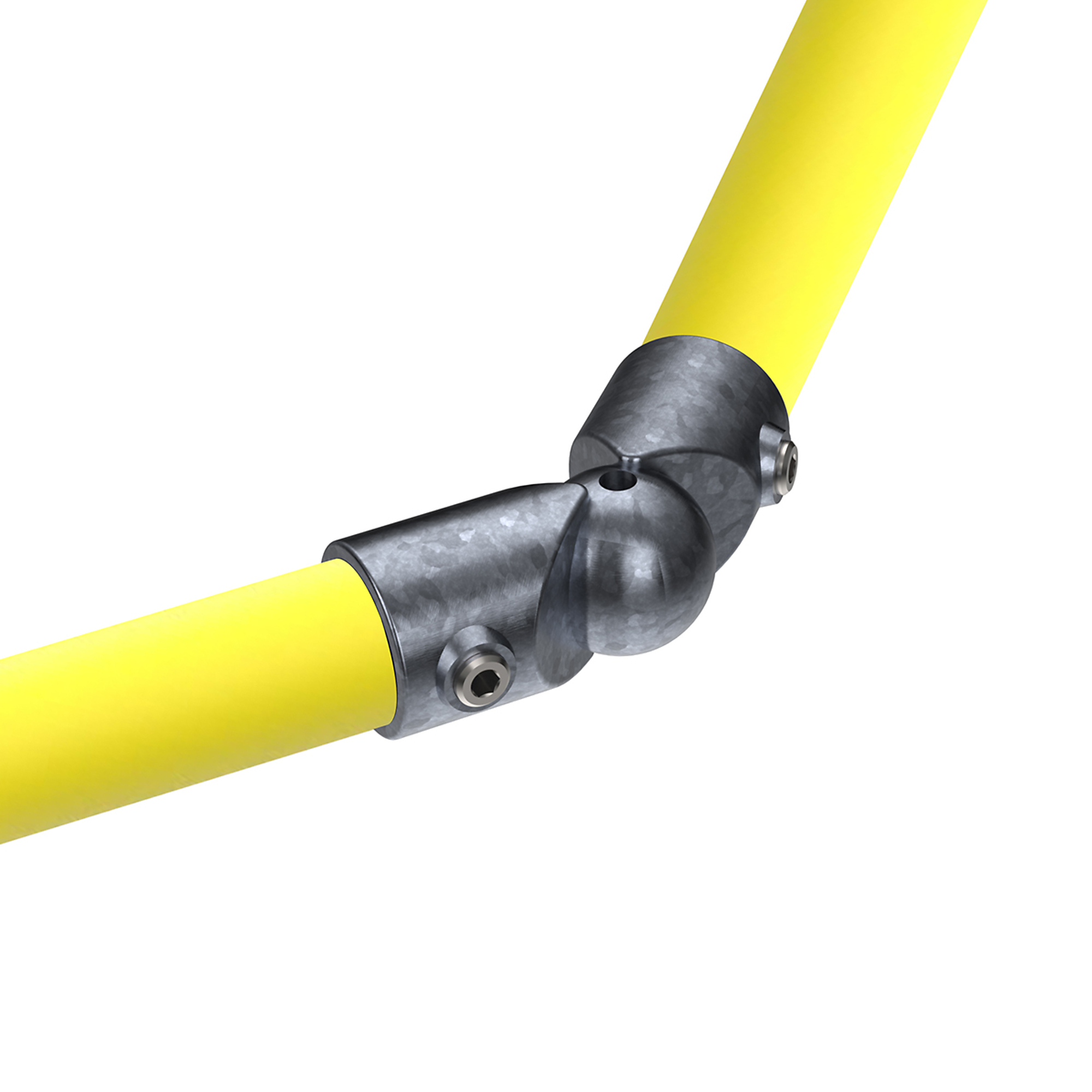Safety Rail Co. Galvanized Pipe Fitting - Swivel Elbow - 1-1/4in - MODEL #150412