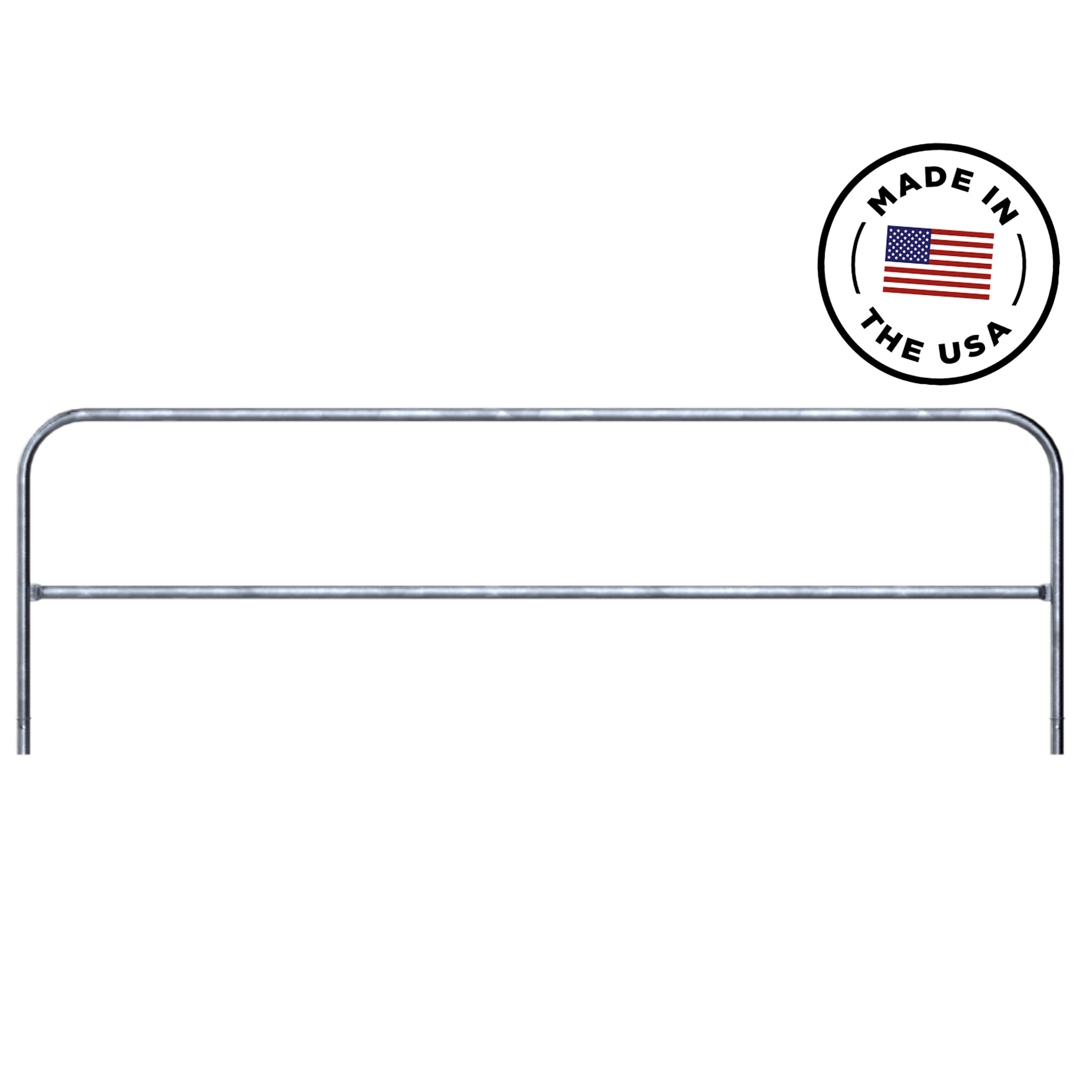 Safety Rail Company, Mobile Safety Rail - 7ft. Yellow, OSHA Compliant, Made in USA, Model# 400106