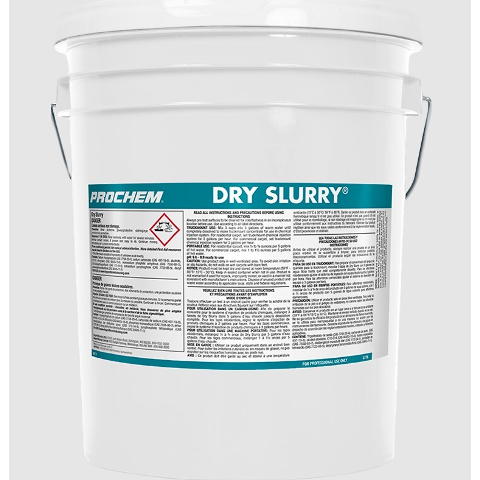PROCHEM, S776 DRY SLURRY One 40 lb. / 18.1 kg pail Model # 112183.