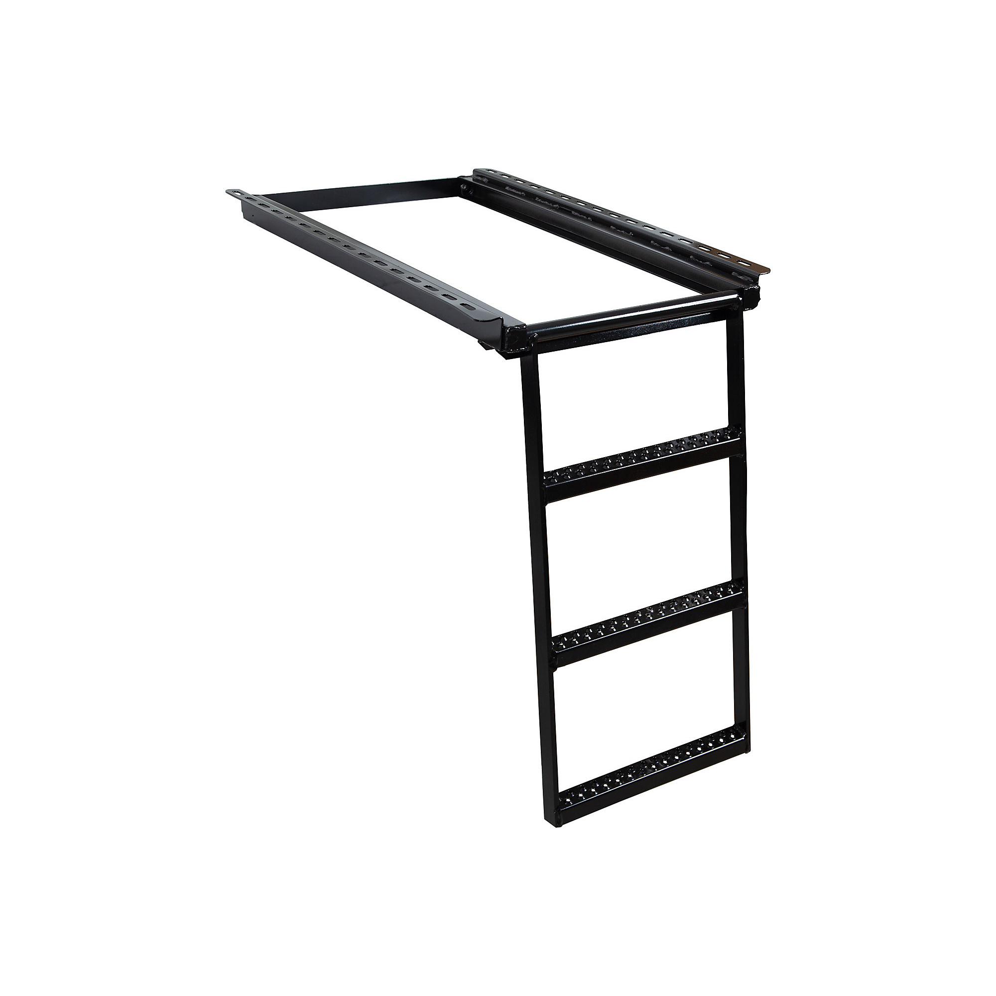 Buyers Products Black 3-Rung Retractable Truck Step, Model # 5233000
