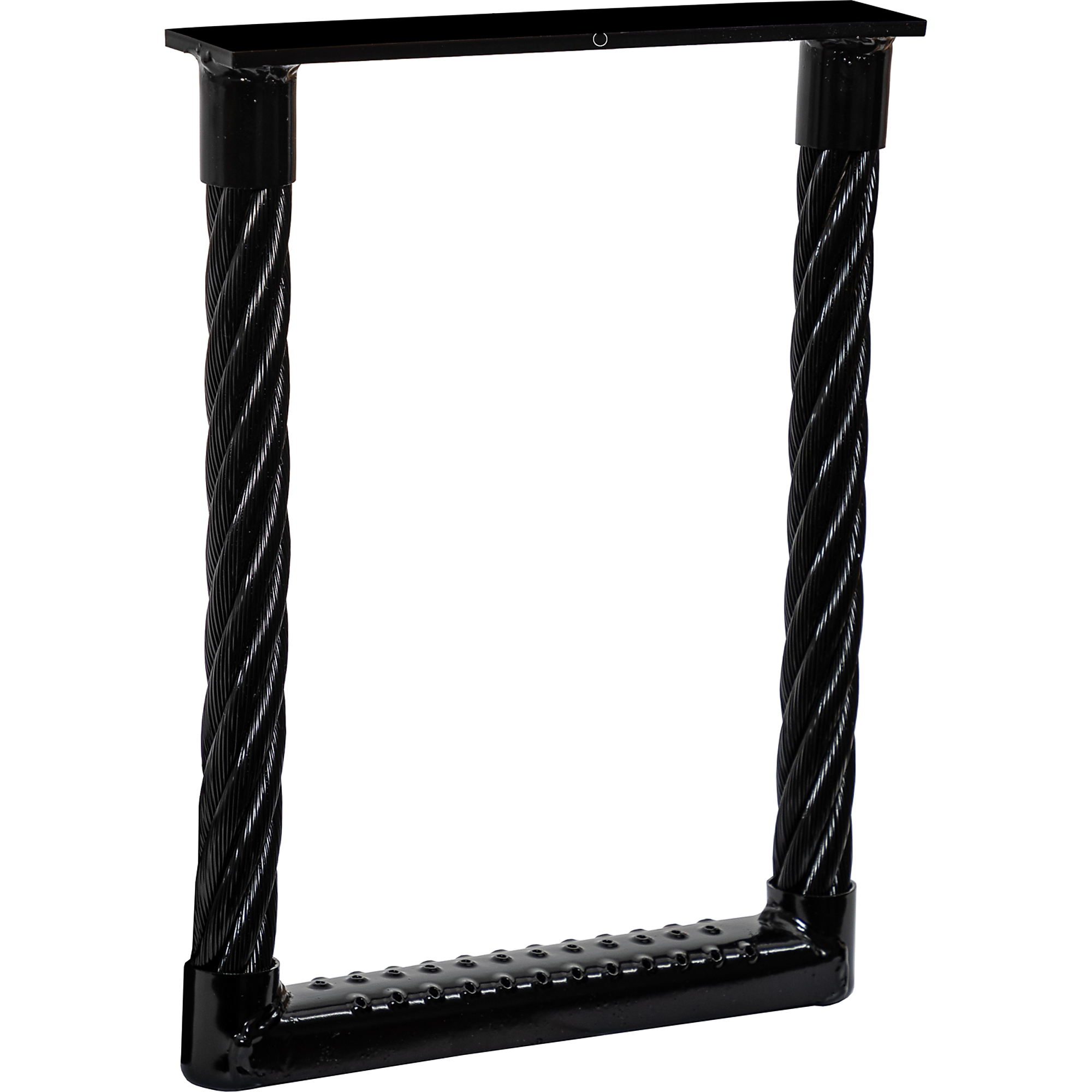 Buyers Products Black Powder Coated Cable Type Truck Step - 15 x 12 x 1.38 Inch Deep, Model # 5231512