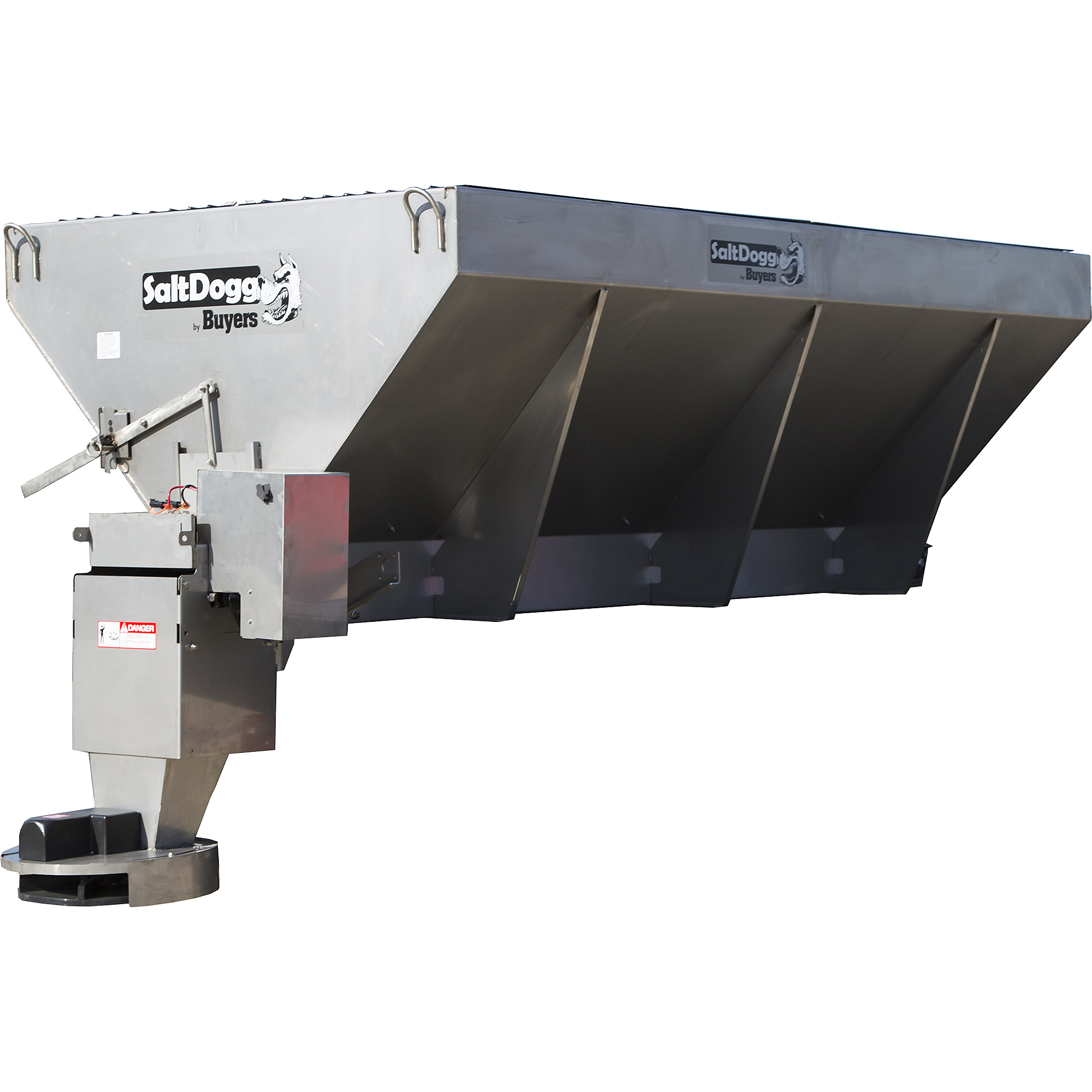 Buyers Products SaltDogg 9 Ft. X 46 In. Gas Chain 304 Stainless Steel Spreader, Model # 14709F461211
