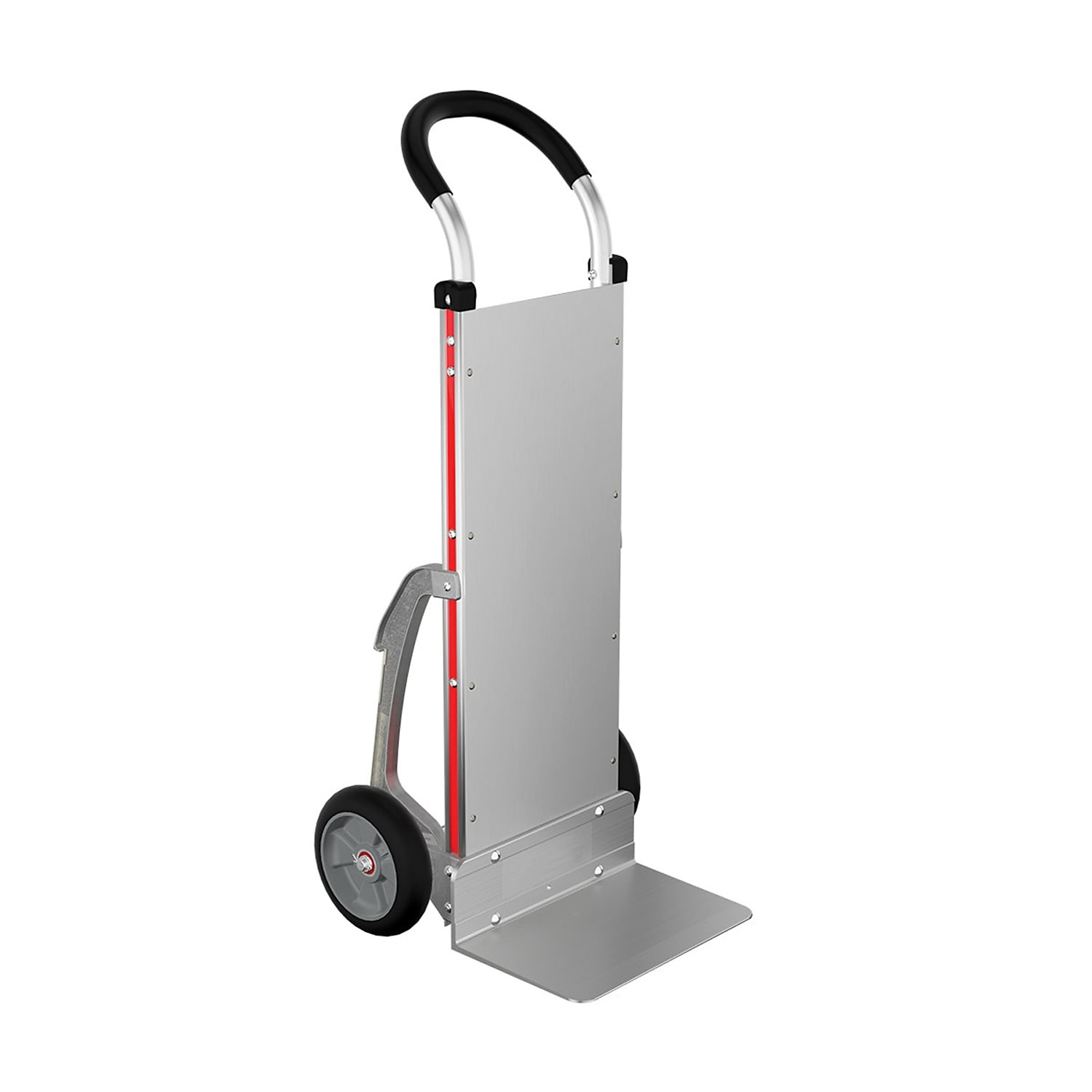 SNAP-LOC E-Track Single Wood Dolly Strap Tie-Down Anchor Kit with 2-Inch x 16-Foot Ratchet 4,400 lb E-Track Aluminum Hand Truck 8x2 Microcellular Tires Loop-Handle Stair Skids Solid Plate Backer 500-pounds, Model# SLVM