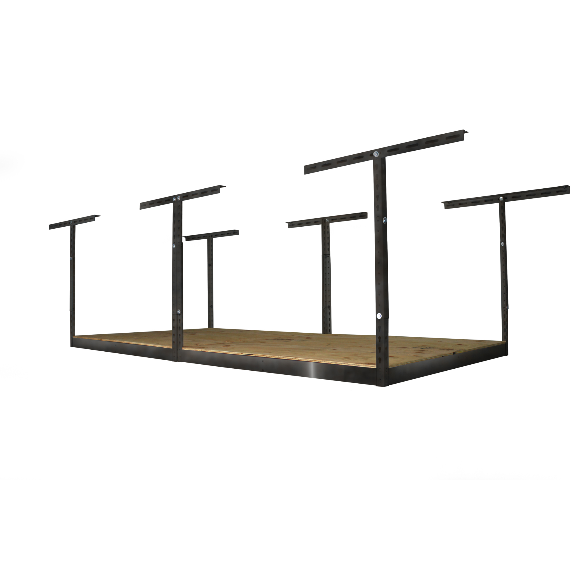 SafeRacks 4x8 Overhead Rack Frame Kit Hammertone 18"- 33"