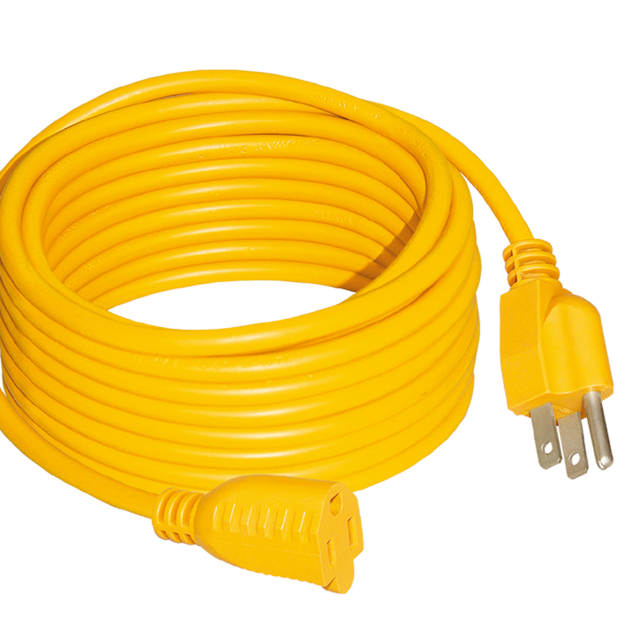 Power Sentry 25' Yellow Outdoor Extension Cord