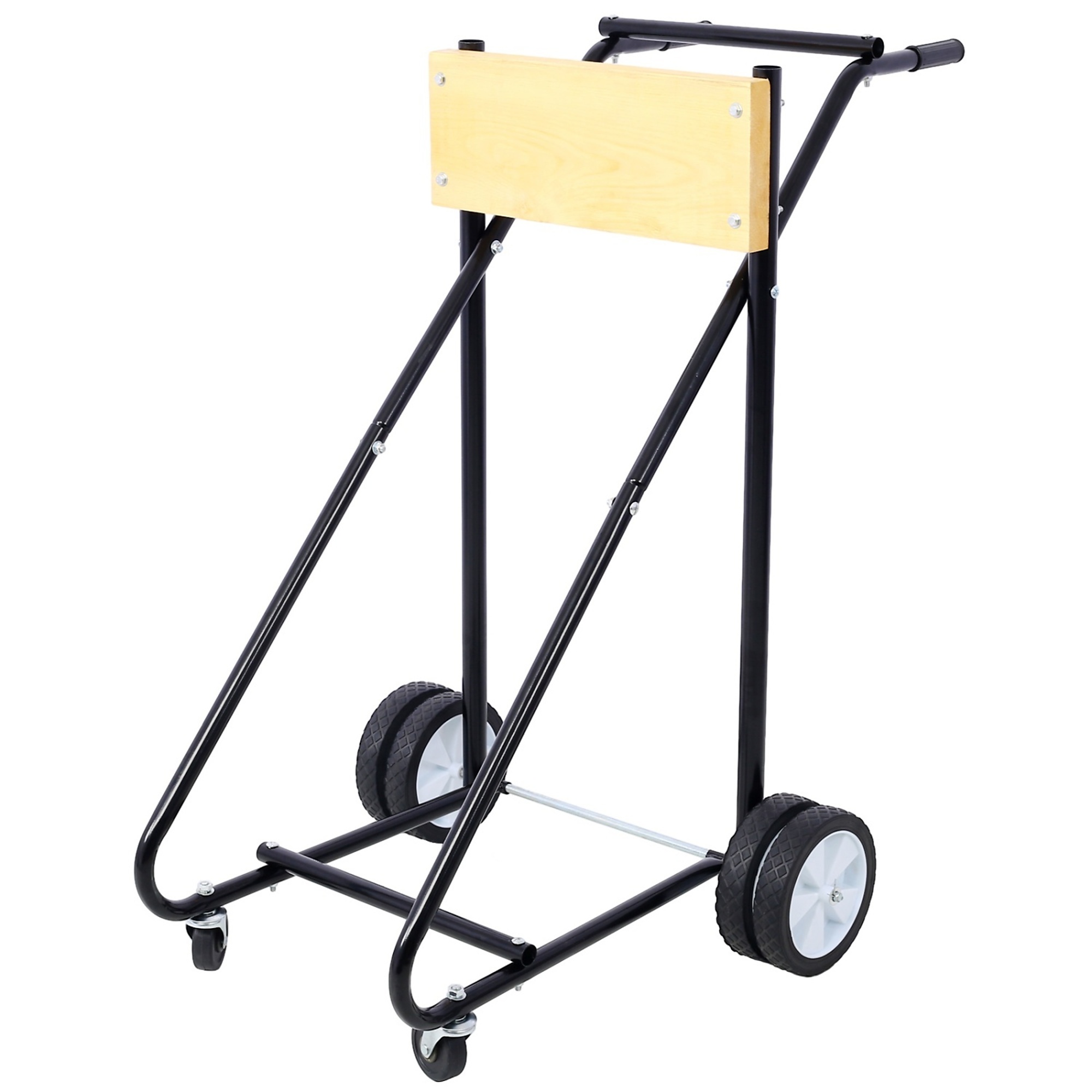 BlackTeck Outboard Boat Motor Stand — Engine Carrier Cart Dolly, 315-Lb. Capacity, Model# N2-65409