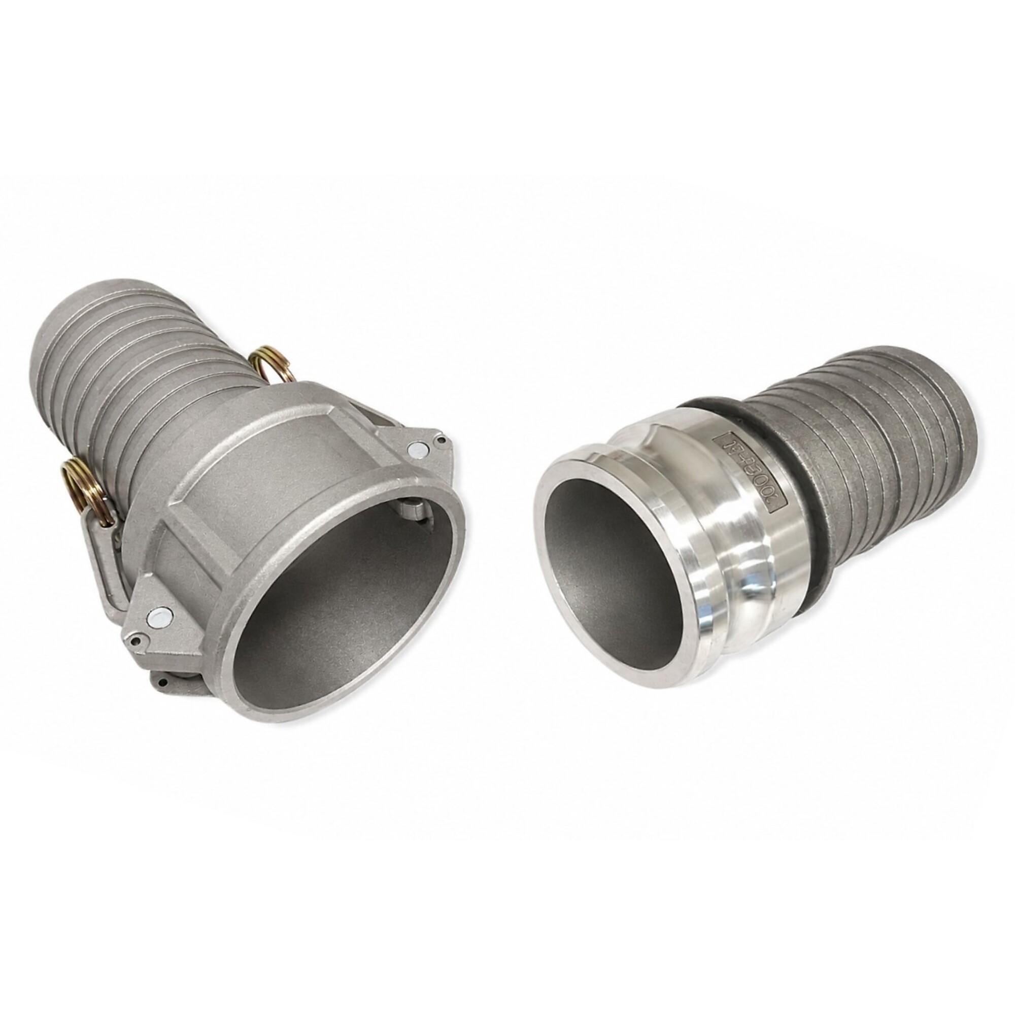 Cam Lock Hose End Coupling Set, Aluminum, 4" Male & Female