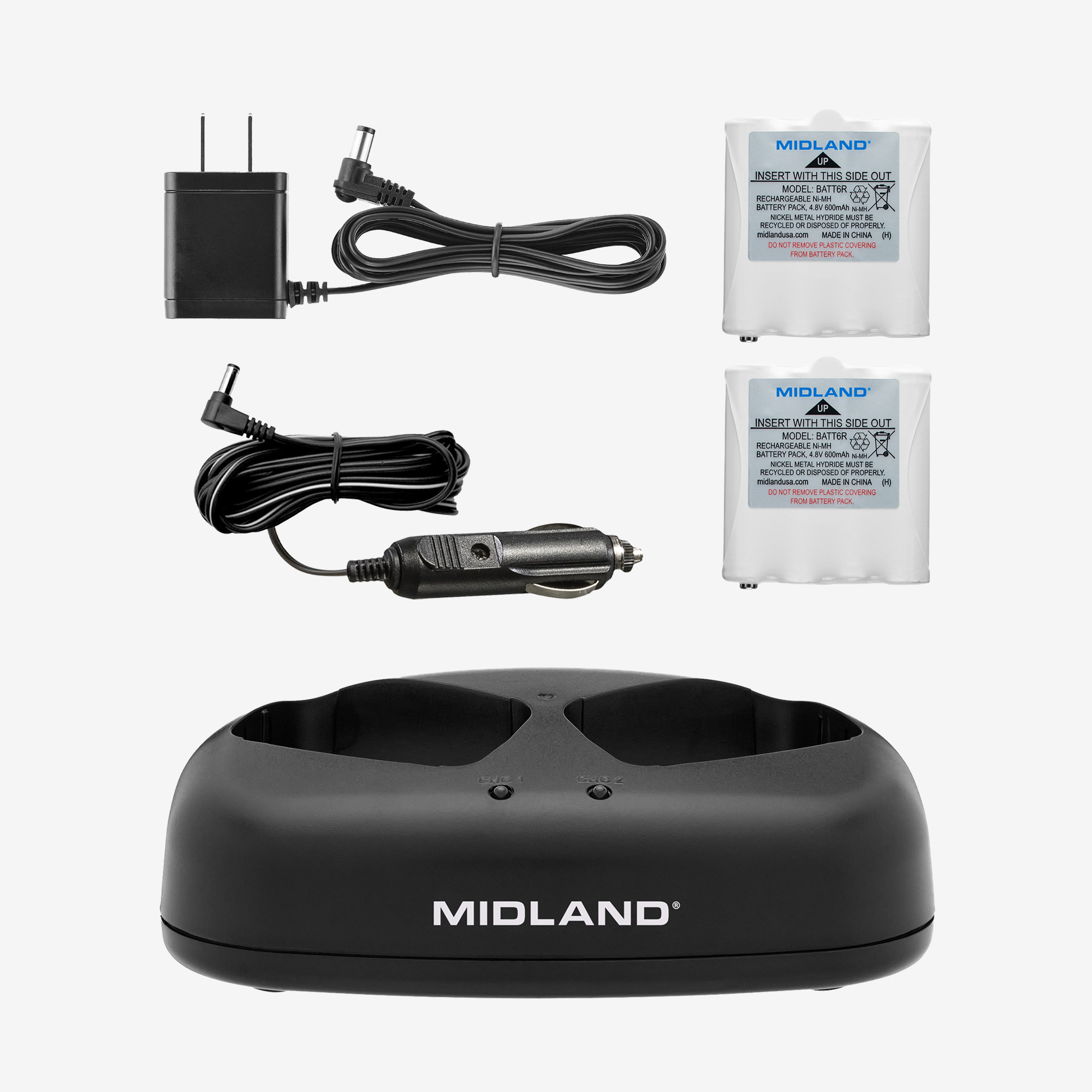 Midland AVP6 LXT Charger and Battery