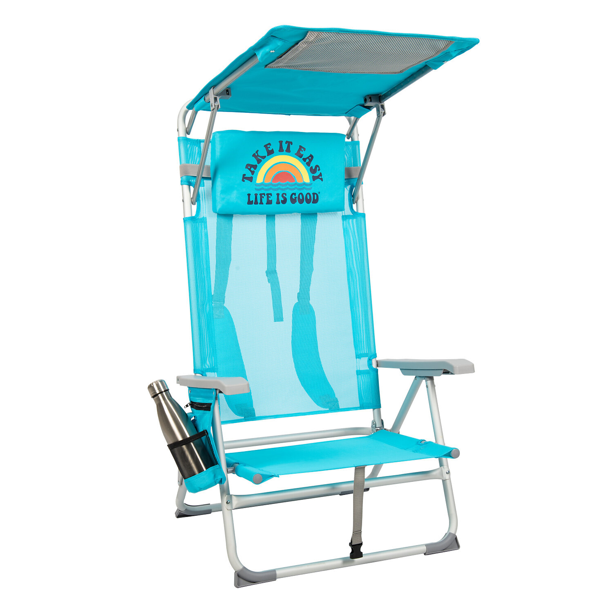 SC329LG-24BS10-1 Life Is Good® Aluminum Mesh Backpack Shade Chair