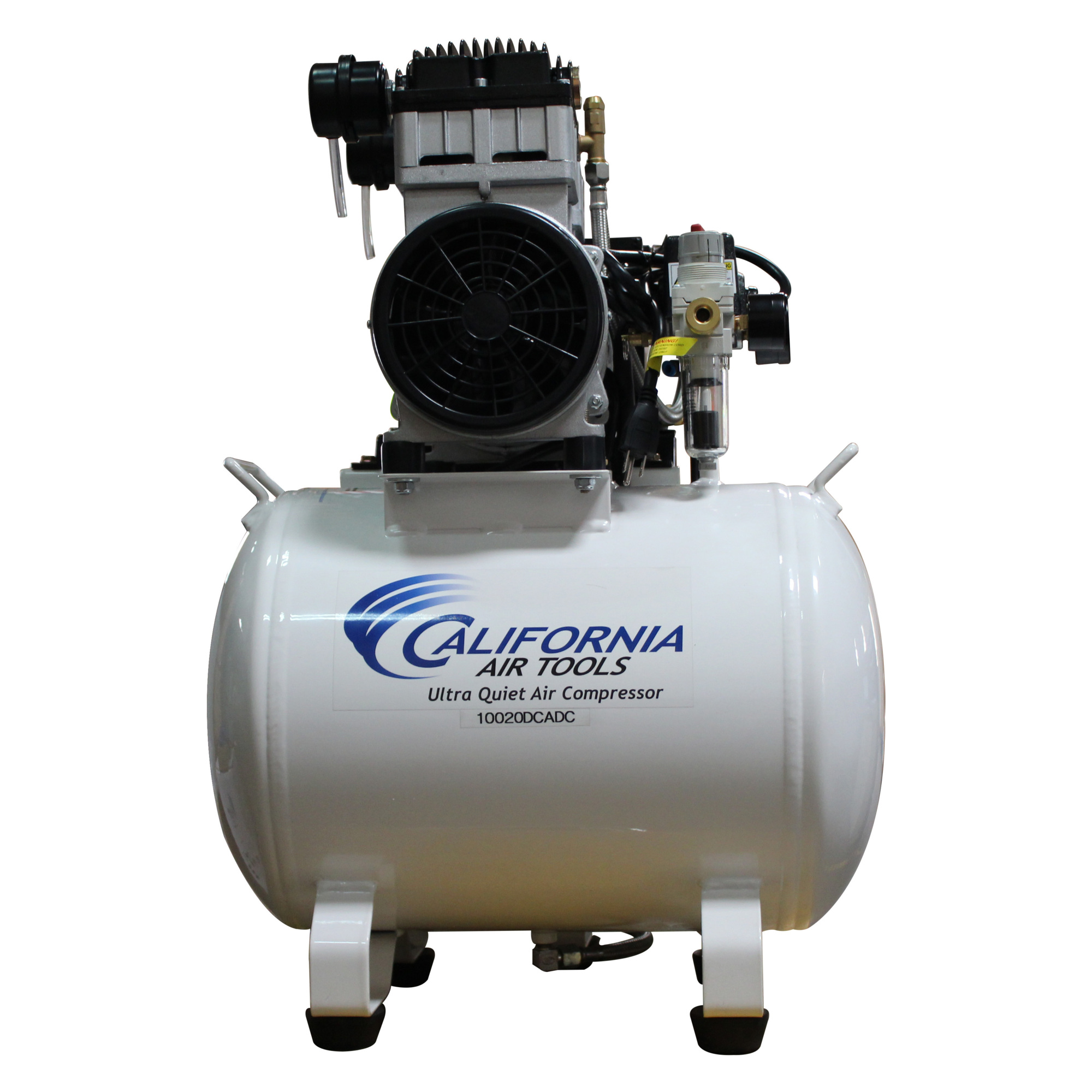 California Air Tools 10020HDCADC-22060 Ultra Quiet & Oil-Free 2.0 Hp, 10.0 Gal. Steel Tank Air Compressor Air Drying System 220v 60hz