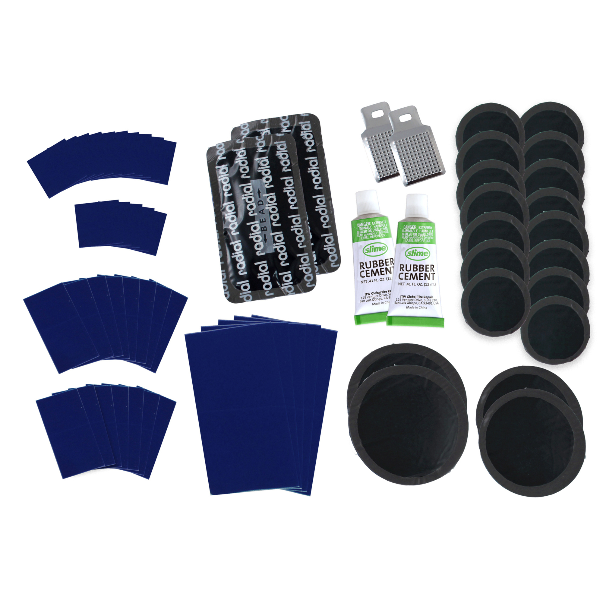 Slime Deluxe Rubber Patch Kit, Model 2033
