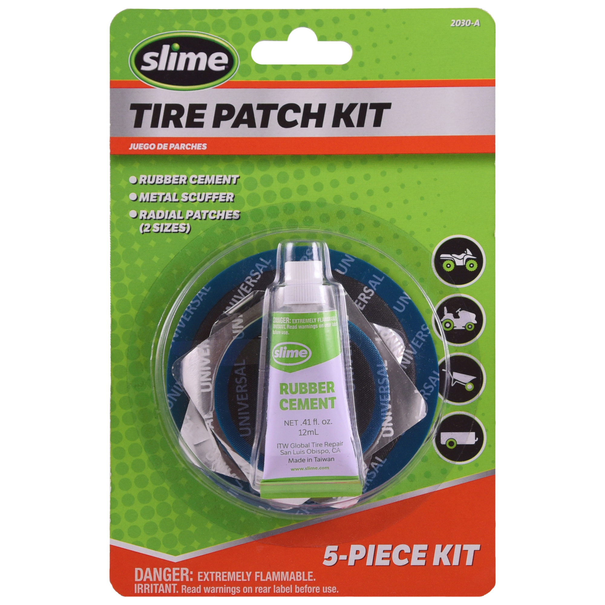 Slime Deluxe Tire Patch Kit, Model# 2030-A
