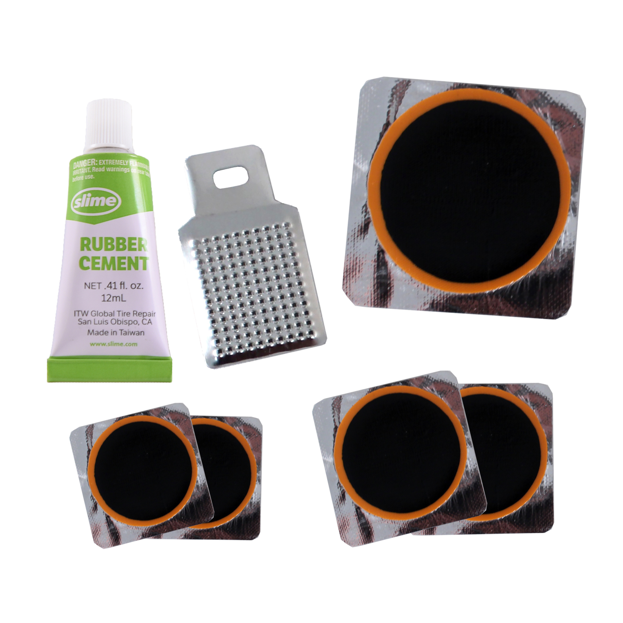 Slime Tube Patch Kit for Tires with Tubes, Model 1022-A