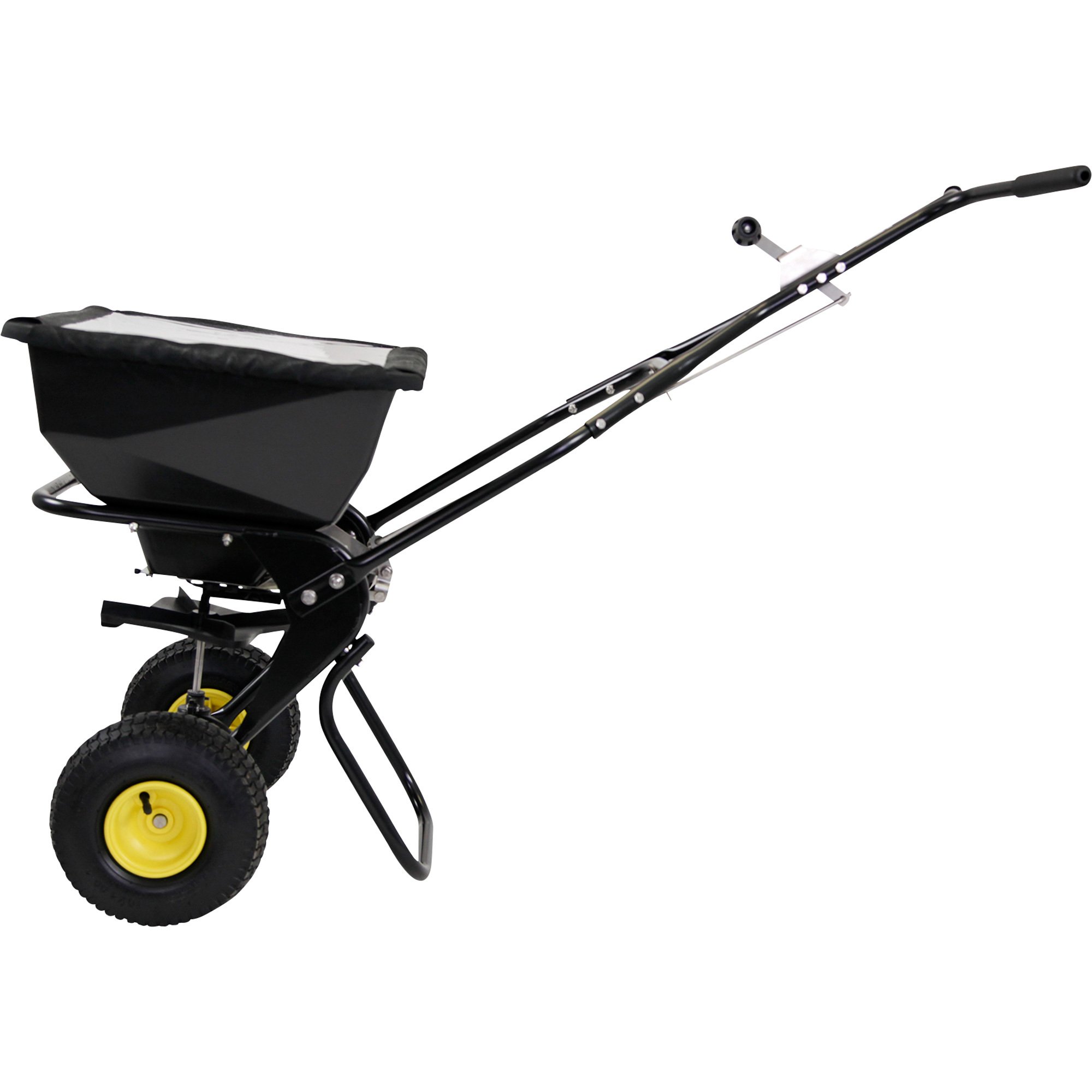 Spyker ERGO-Pro Walk-Behind Broadcast Spreader — 50-Lb. Capacity, Black ...