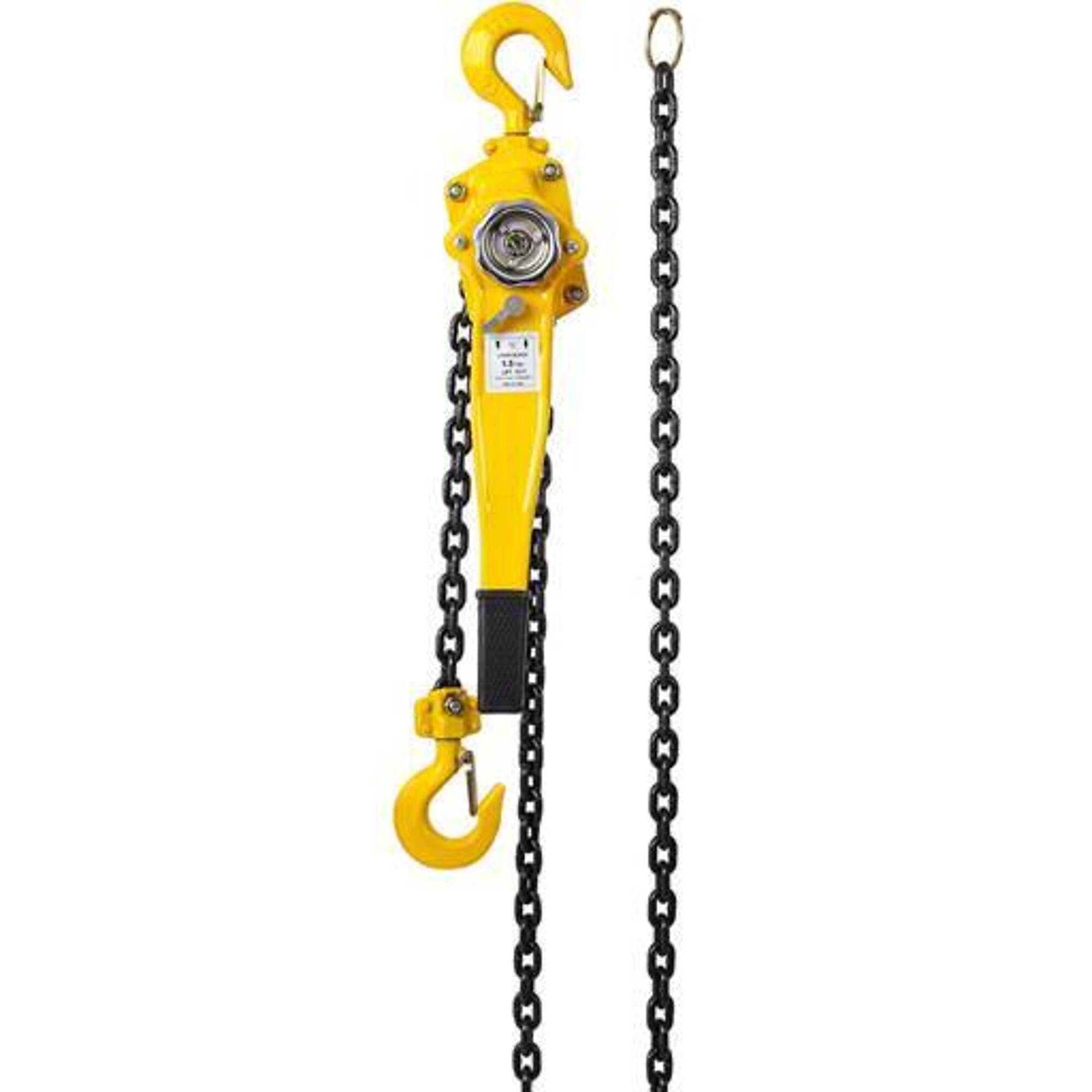 1-1/2 Ton Ratchet Lever Chain Hoist 3300 lbs. capacity with 20 ft. chain, BAC-W46557621