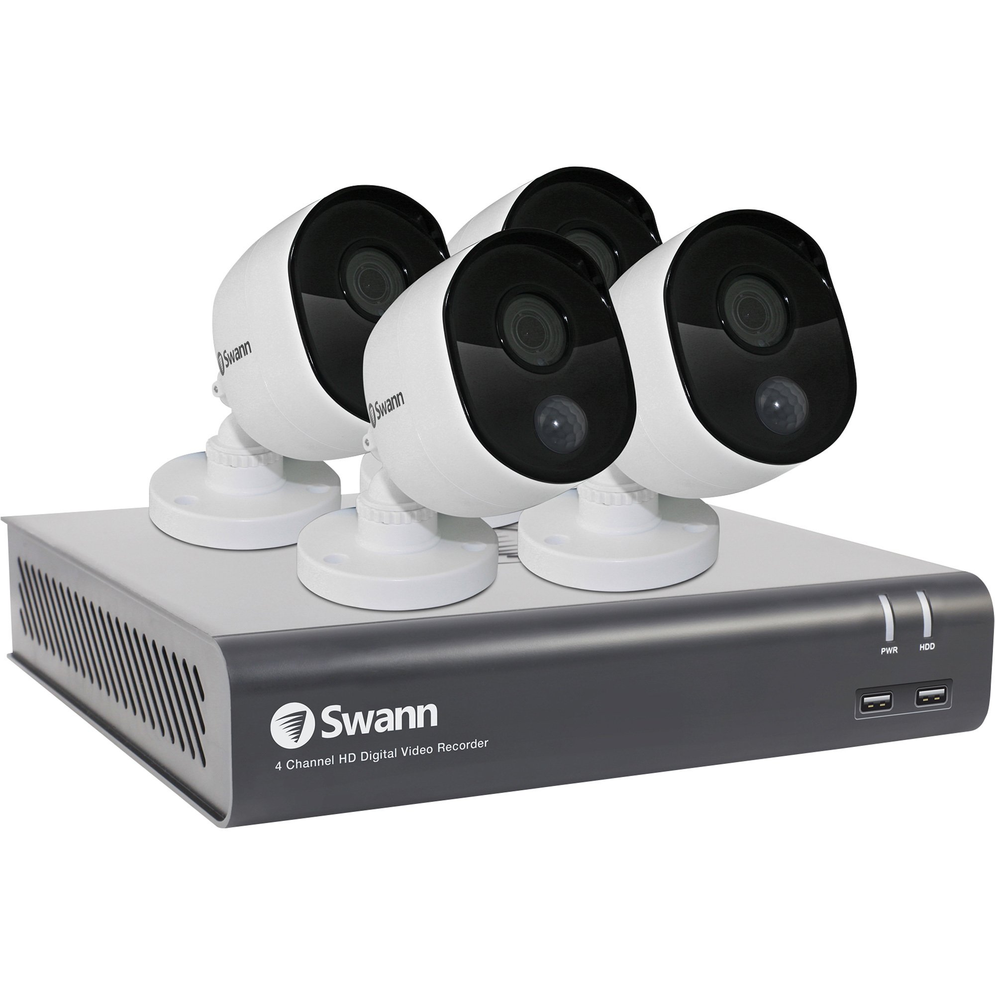 Swann Communications 1080p DVR Security System with 1 TB Hard Drive — 4 Channels, 4 Cameras, Model# SWDVk-445804V-US