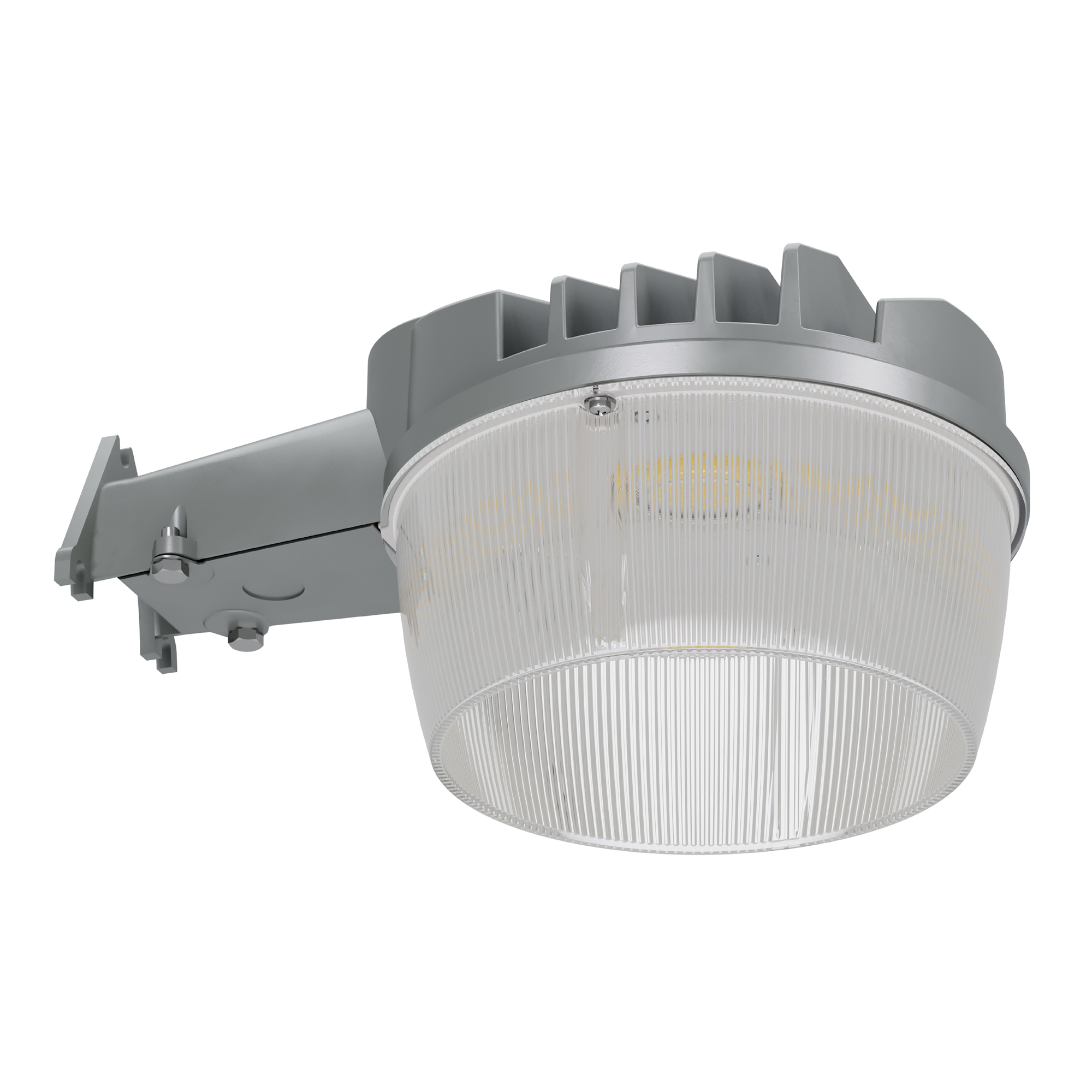 HALO:ALB 450-Watt Equivalent Integrated LED Gray Dusk to Dawn Area Light, 4000K