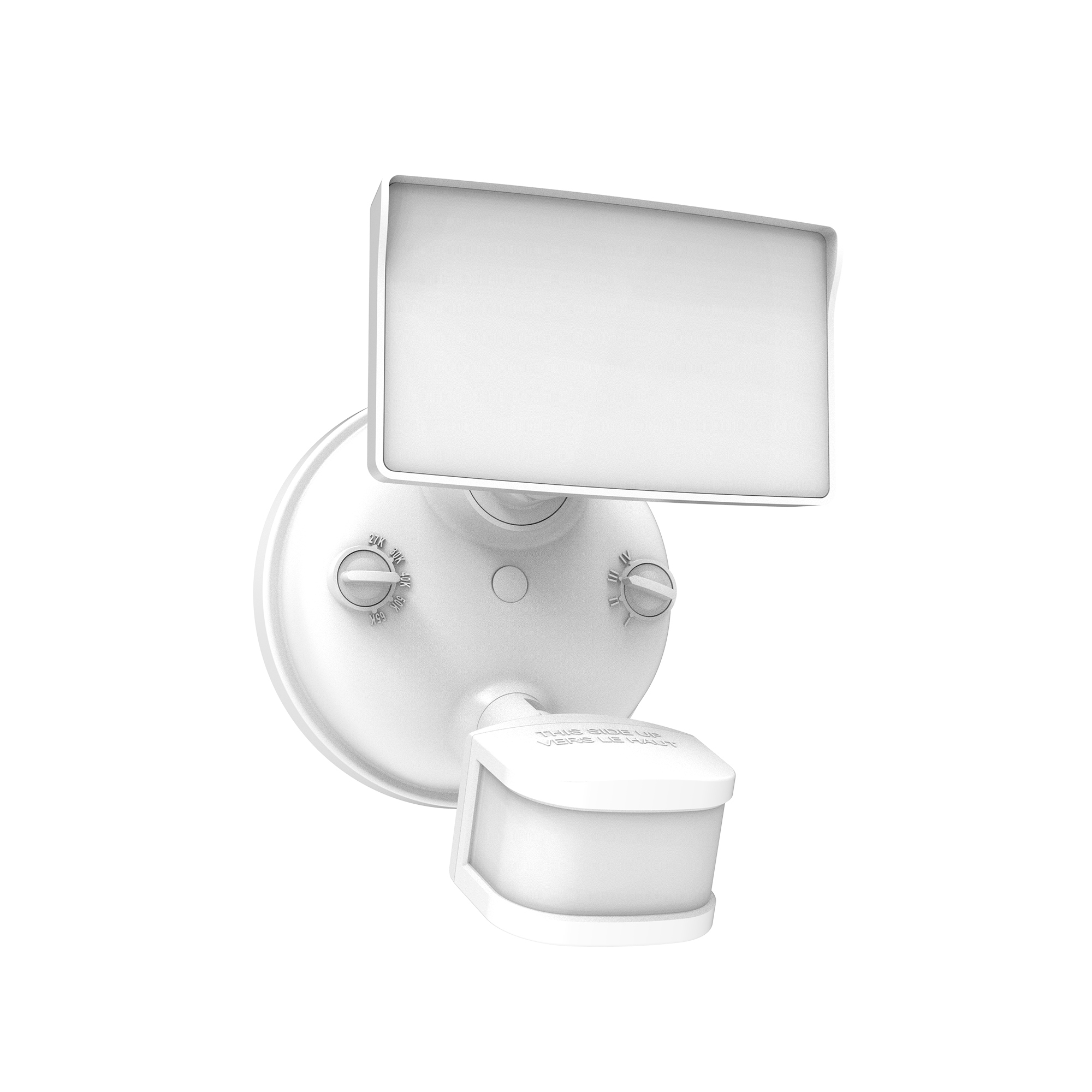 HALO:Next Gen 180° White Motion Sensing Wired Outdoor 1-Head LED Security Flood Light 1500 Lumens with 5CCT