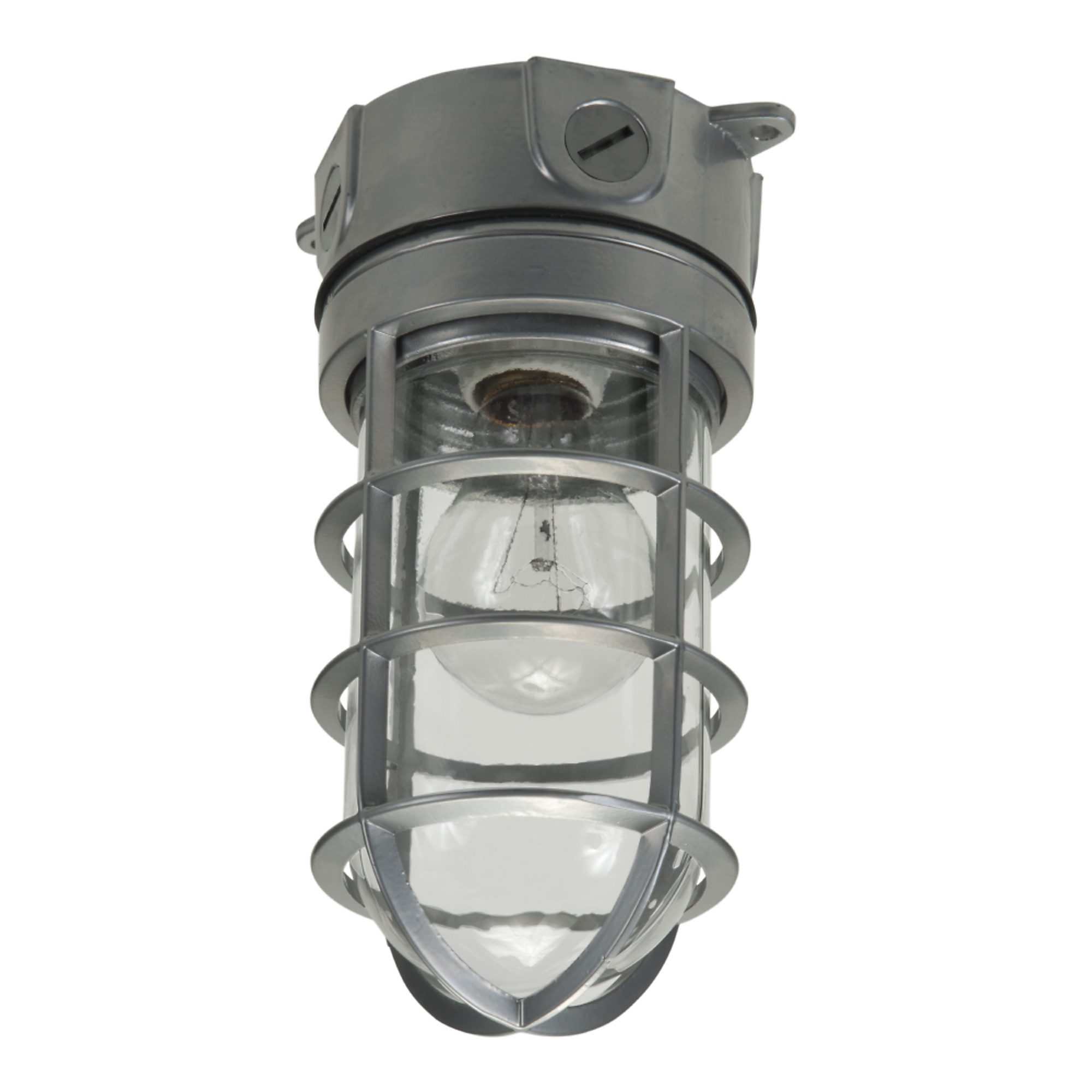 HALO:VT 100-Watt Equivalent Integrated LED Gray Weather Resistant Canopy Light, 2700K