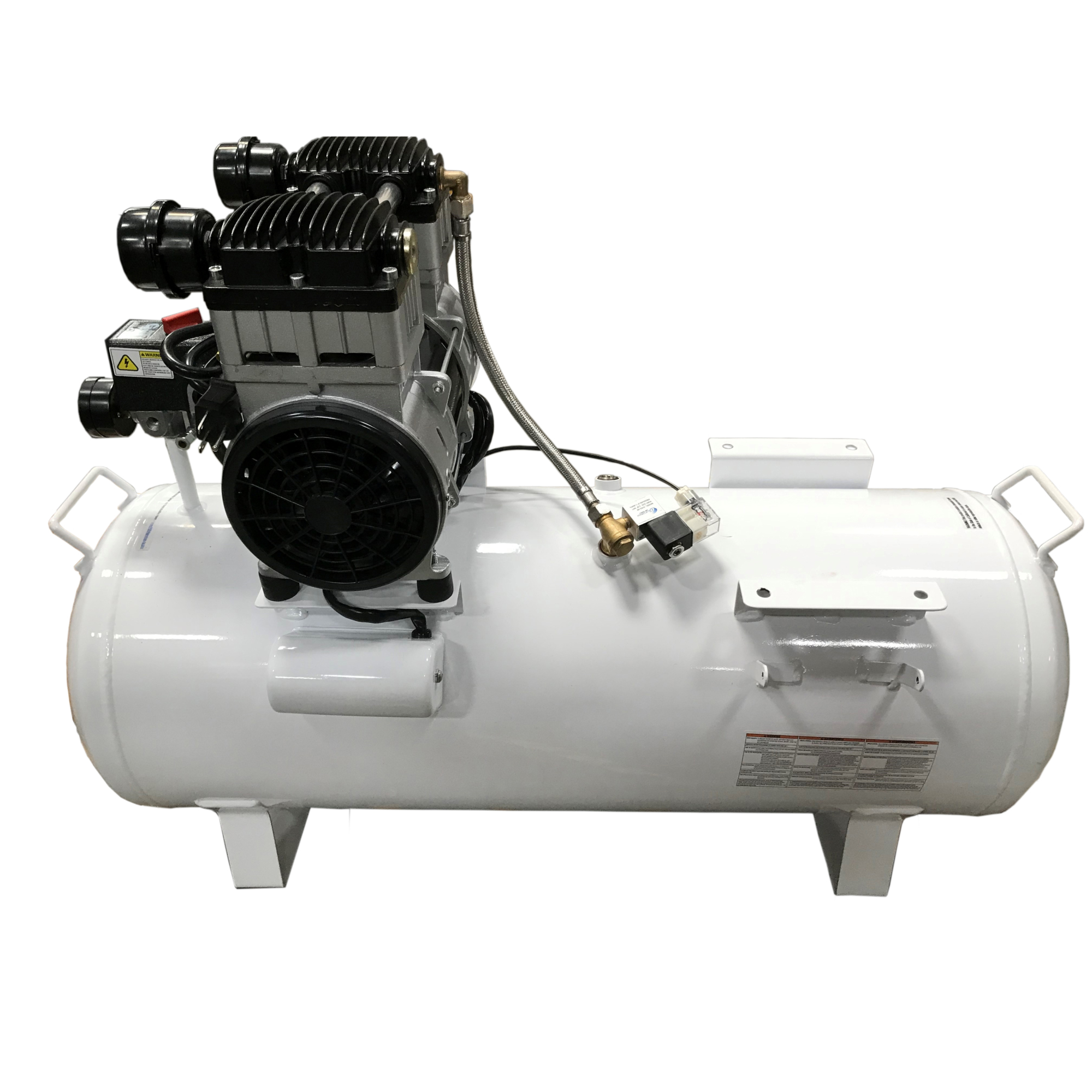 California Air Tools 20020CTR-22060 Ultra Quiet 2.0 Hp, Oil-Free and Powerful 20-Gallon Horizontal Air Compressor   220 Volts, 60 hz