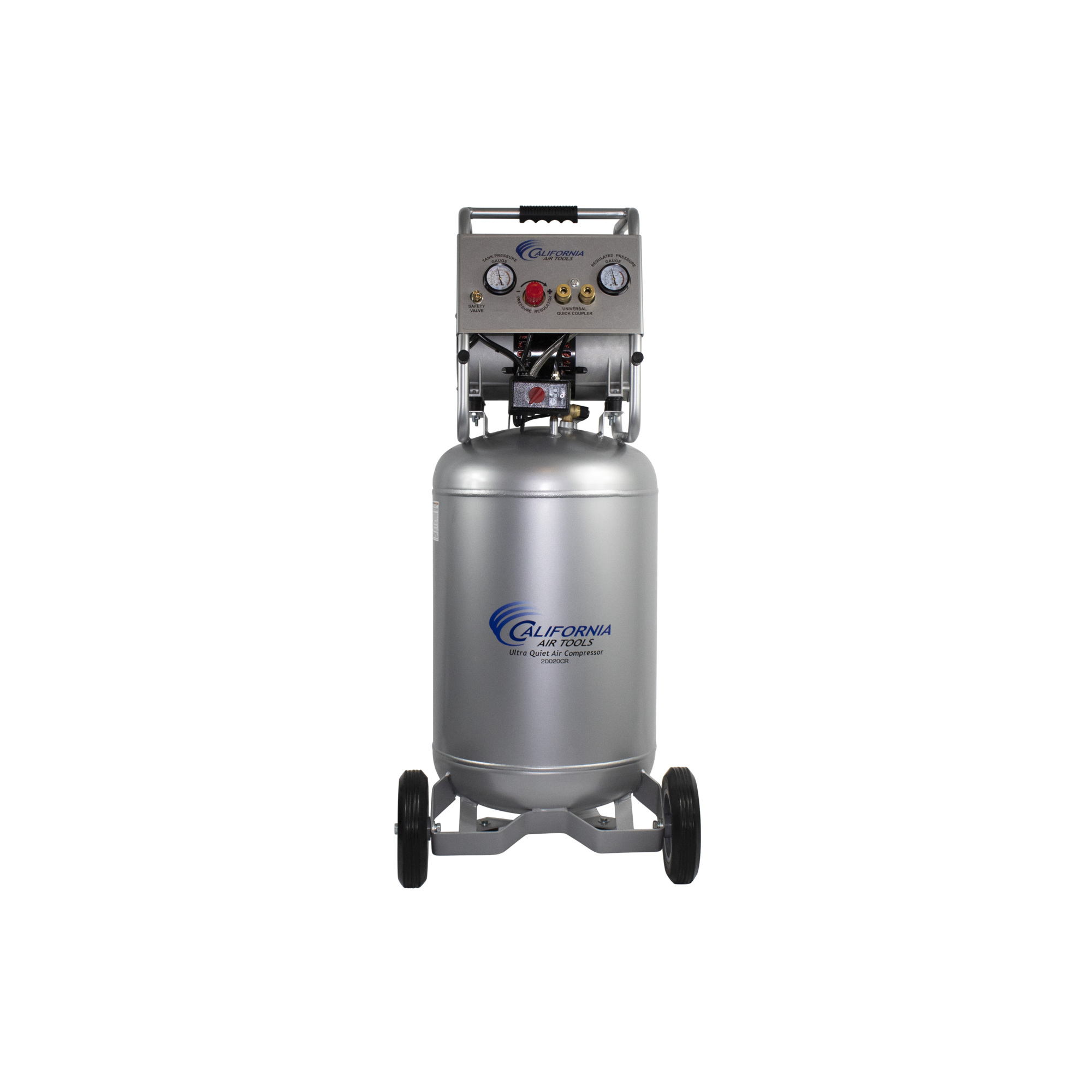 California Air Tools 20020CR Continuous Ultra Quiet & Oil-Free Air Compressor 2.0 Hp, 20.0 Gal. Steel Tank Air Compressor