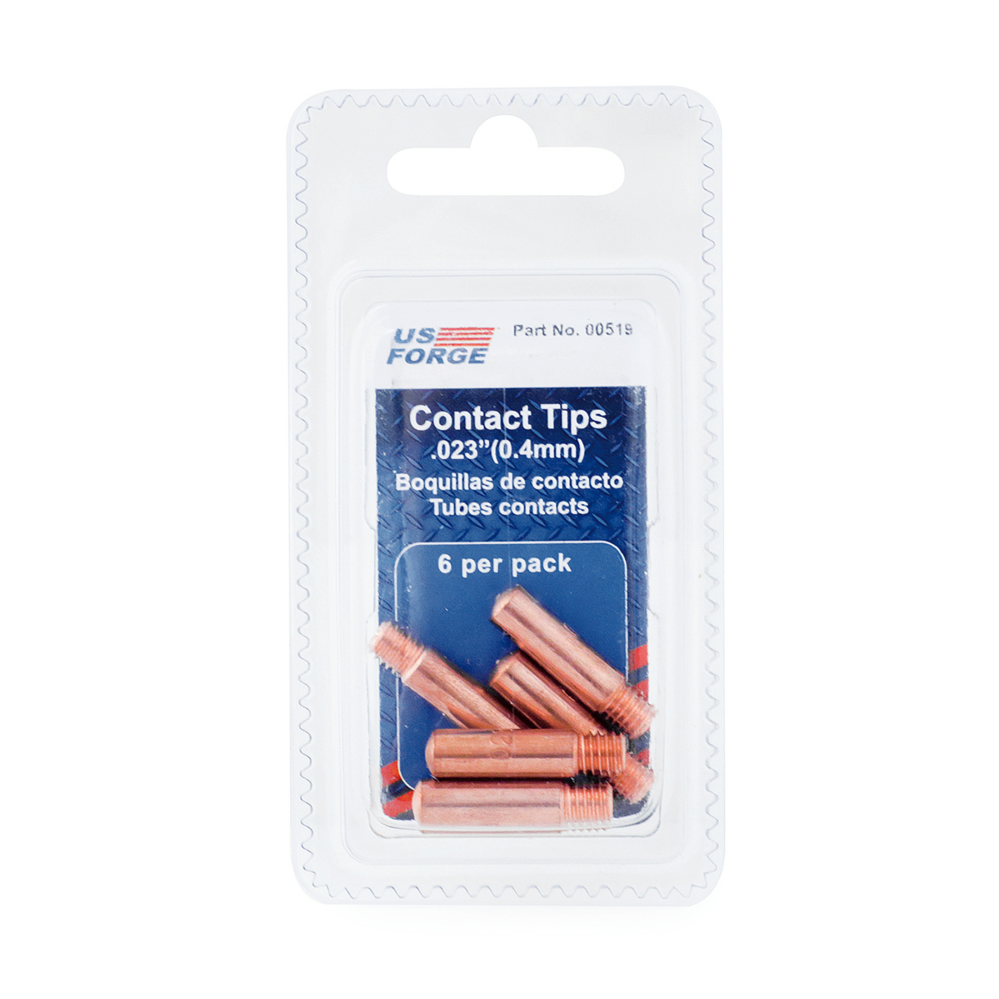 US Forge® .023" Contact Tips - 6ct, Model# 519