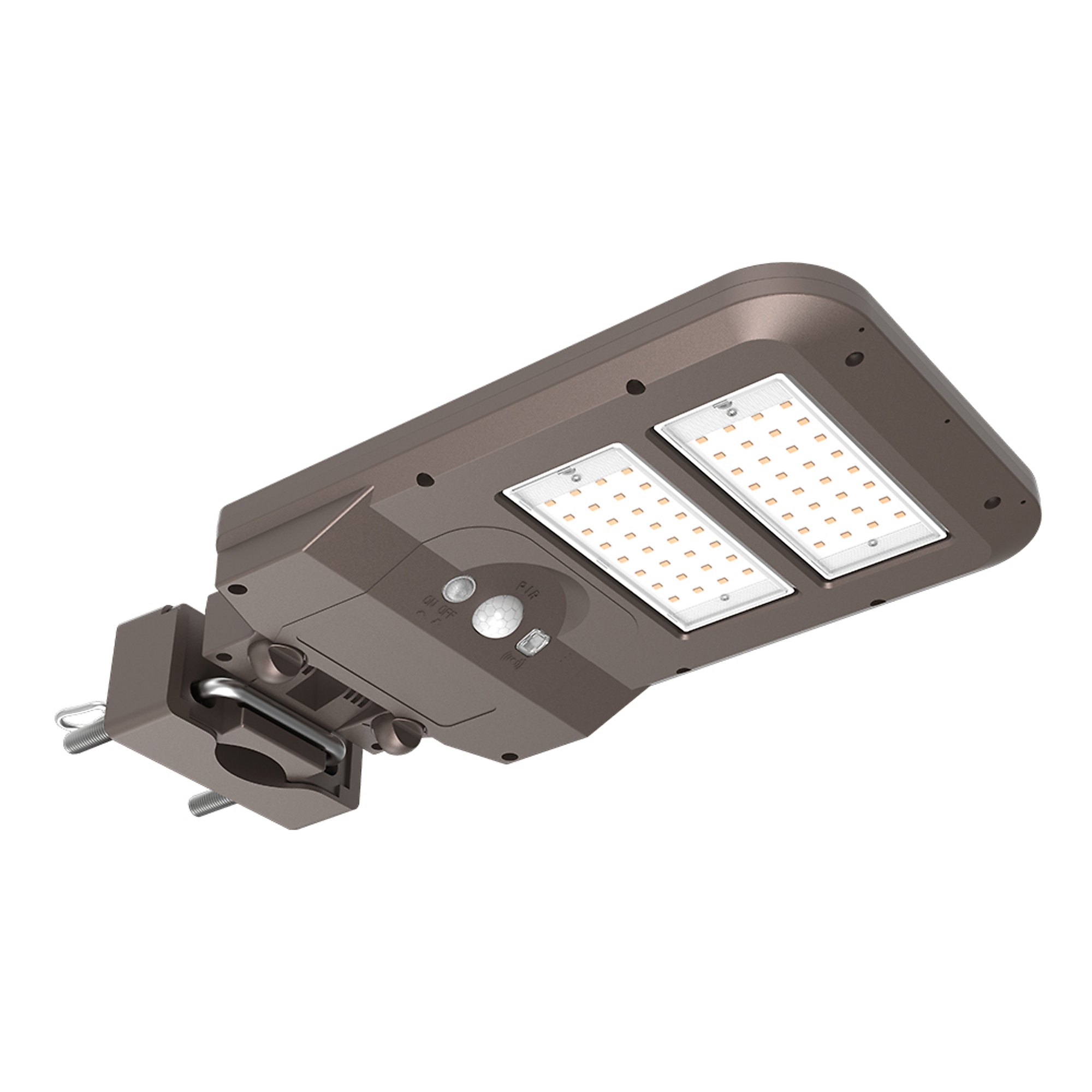 HALO:125-Watt Equivalent 1500-Lumens Solar Powered Outdoor Integrated LED Flood Light with Integrated Motion and D2D Sensor