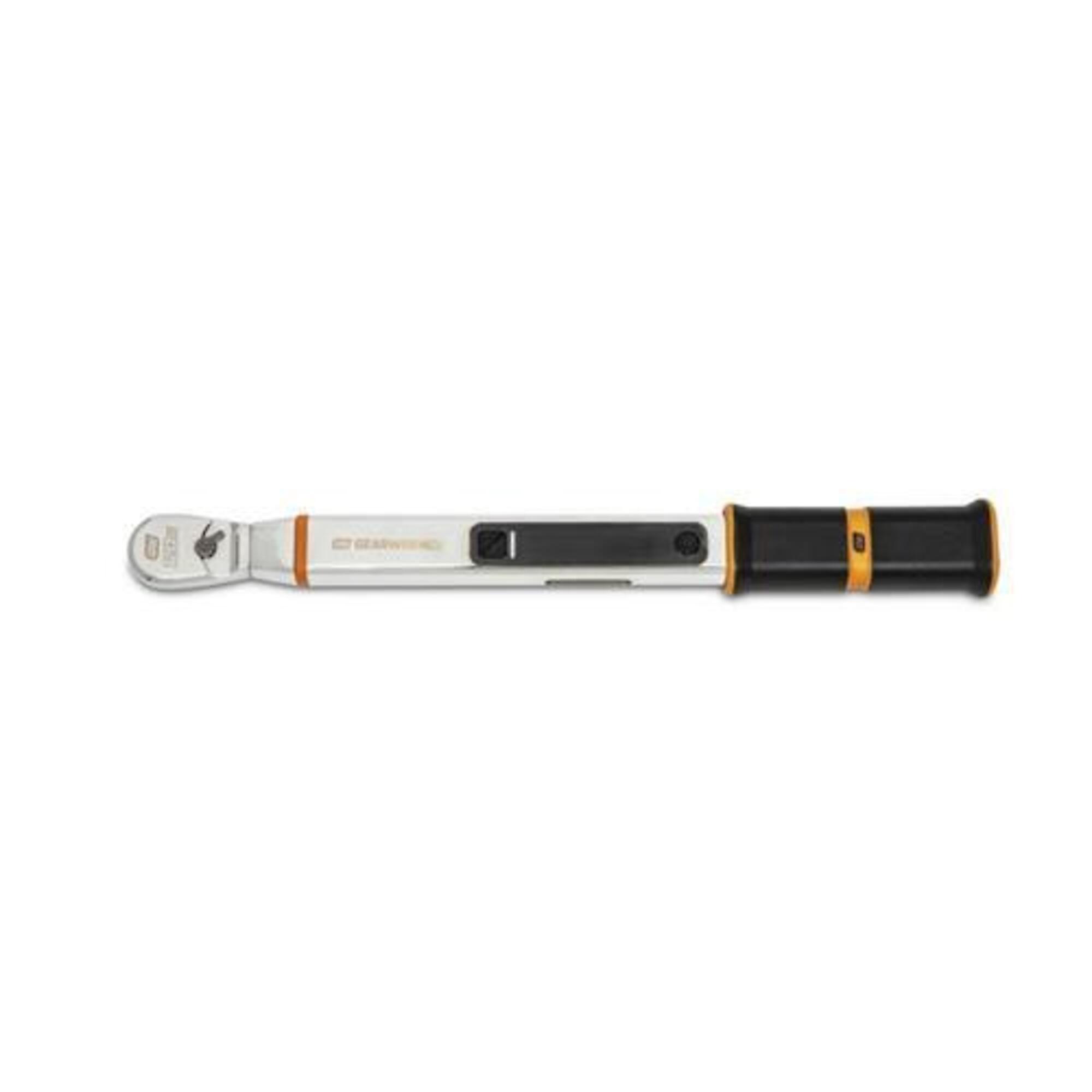 GEARWRENCH Torque Wrench, Precision Digital Torque Tool with LCD Display, Audible & Visual Alerts, Reversible Ratchet, Professional Automotive & Mechanical Use, Model 85237-01