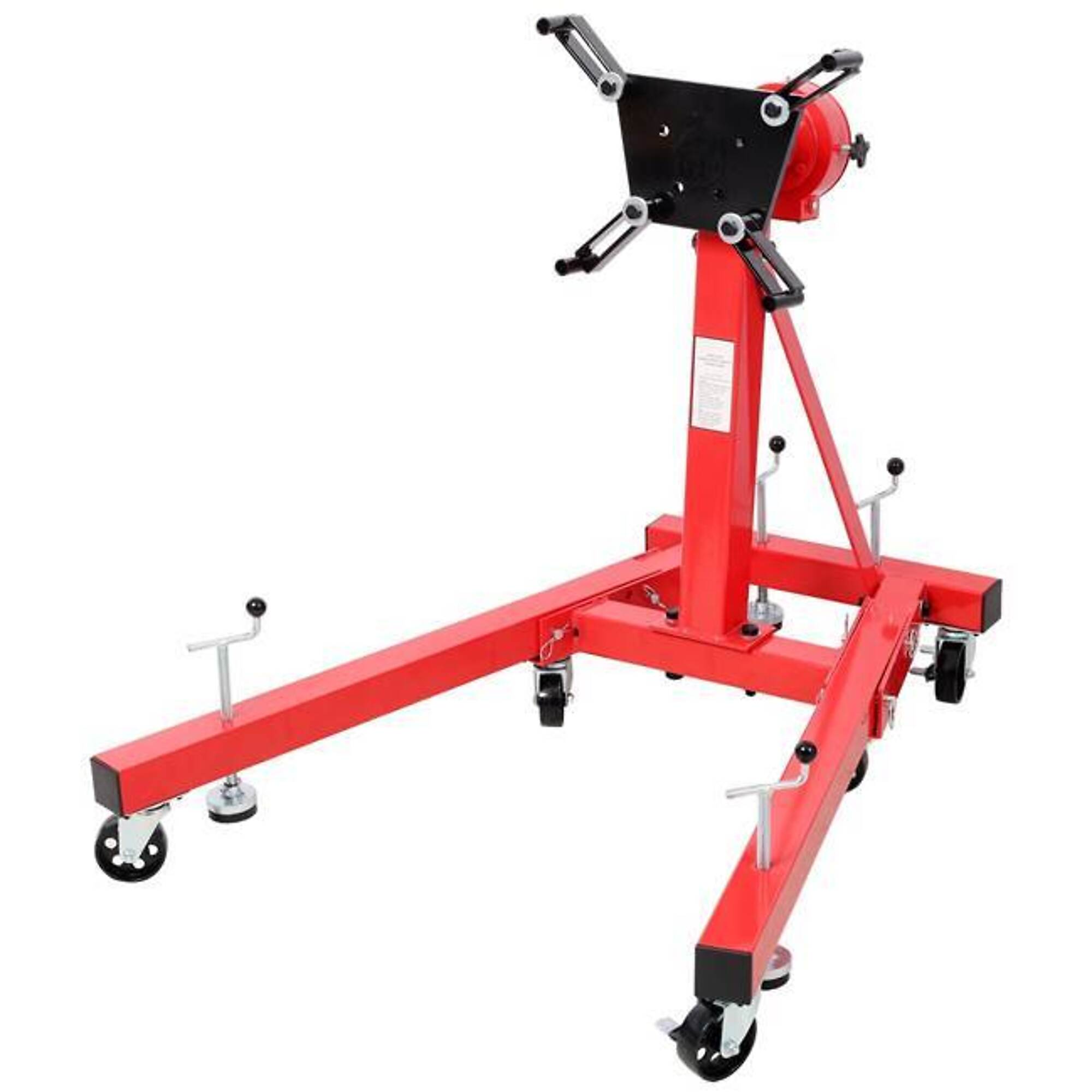 1500 lbs. Capacity Folding Engine Stand, red, BAC-W465P265568
