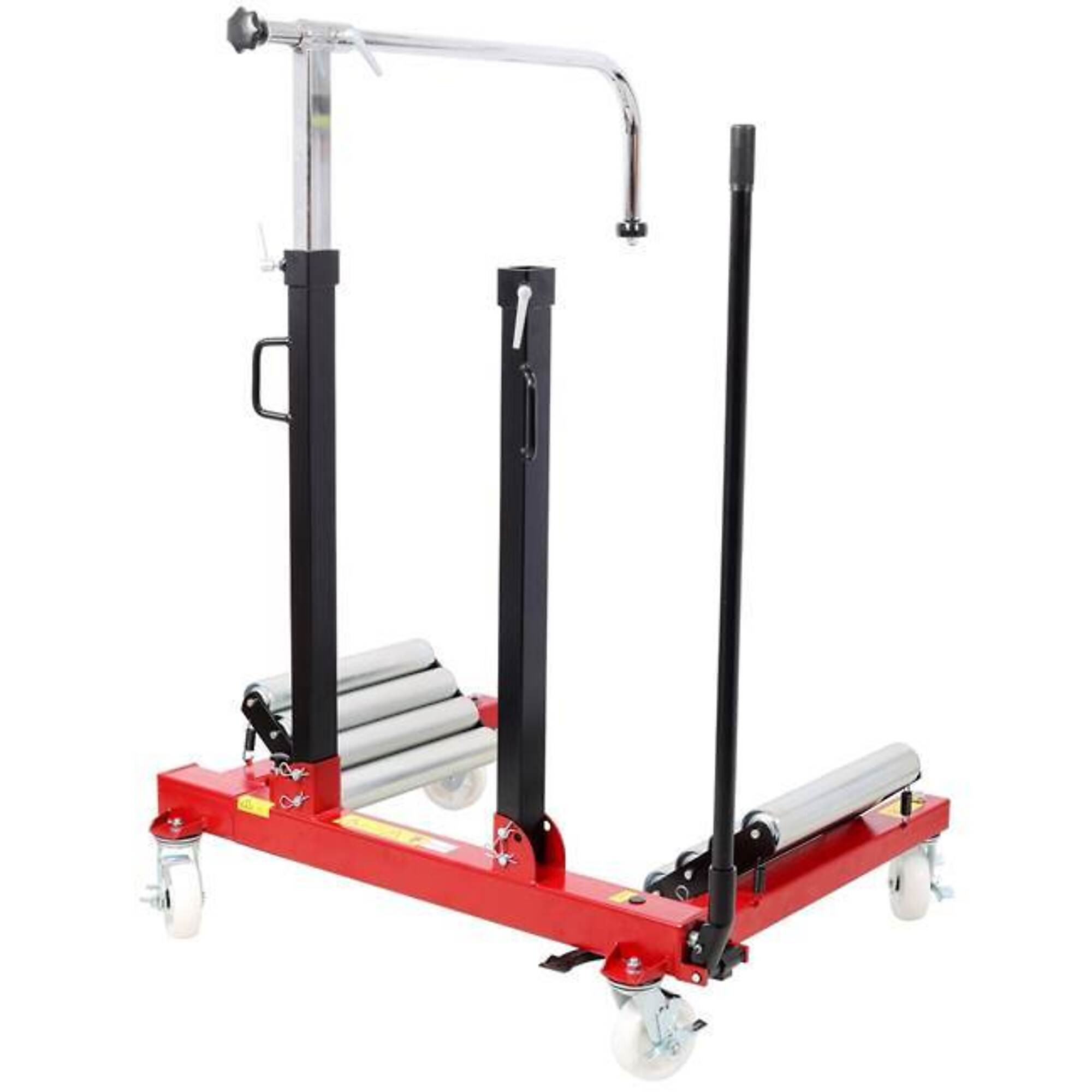 2640 lbs. Capacity Heavy Duty Portable Dual Wheel Dolly, red, BAC-W465P291635