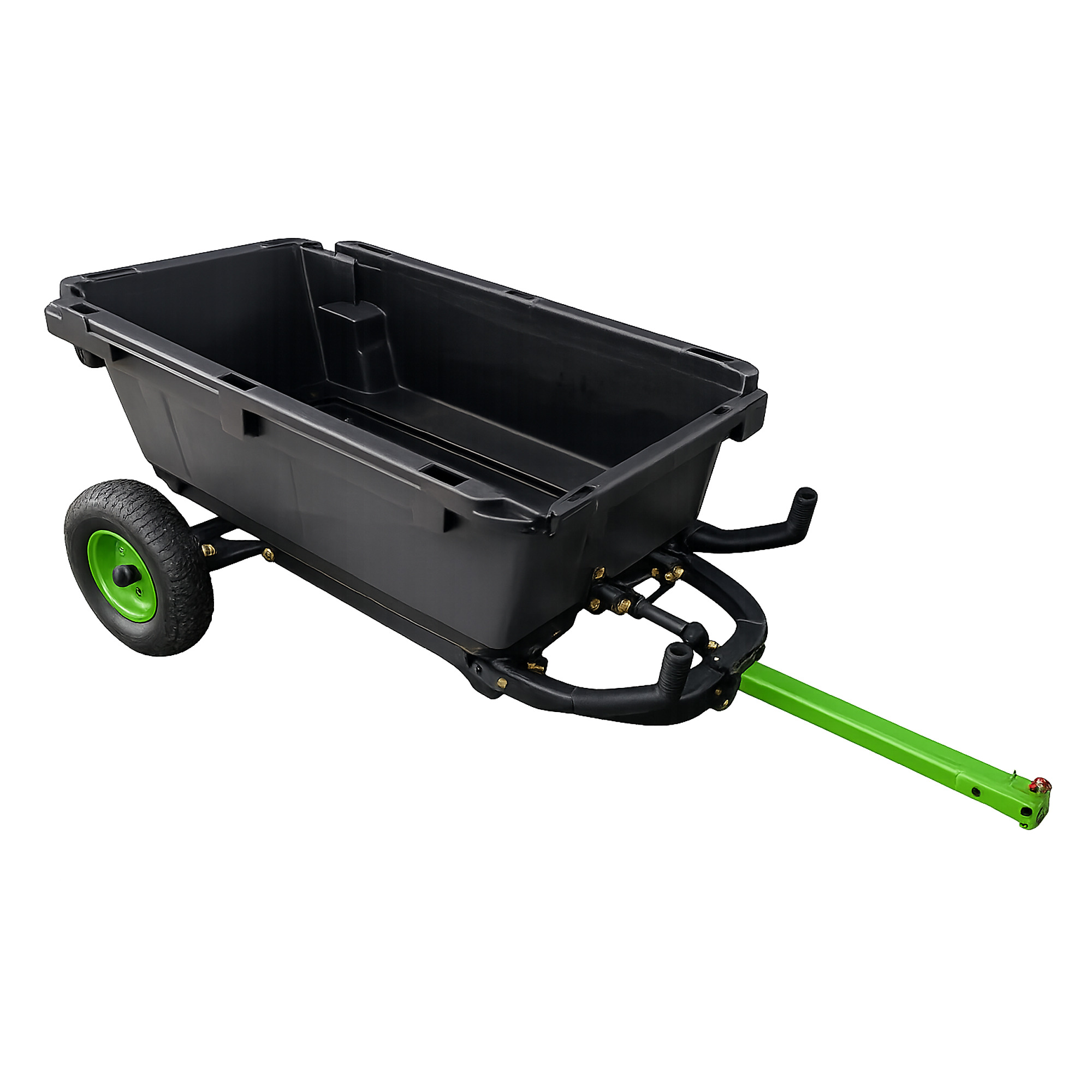 7 Cu Ft Poly Yard Cart/Wheel Barrow, YTF-07YCWBL