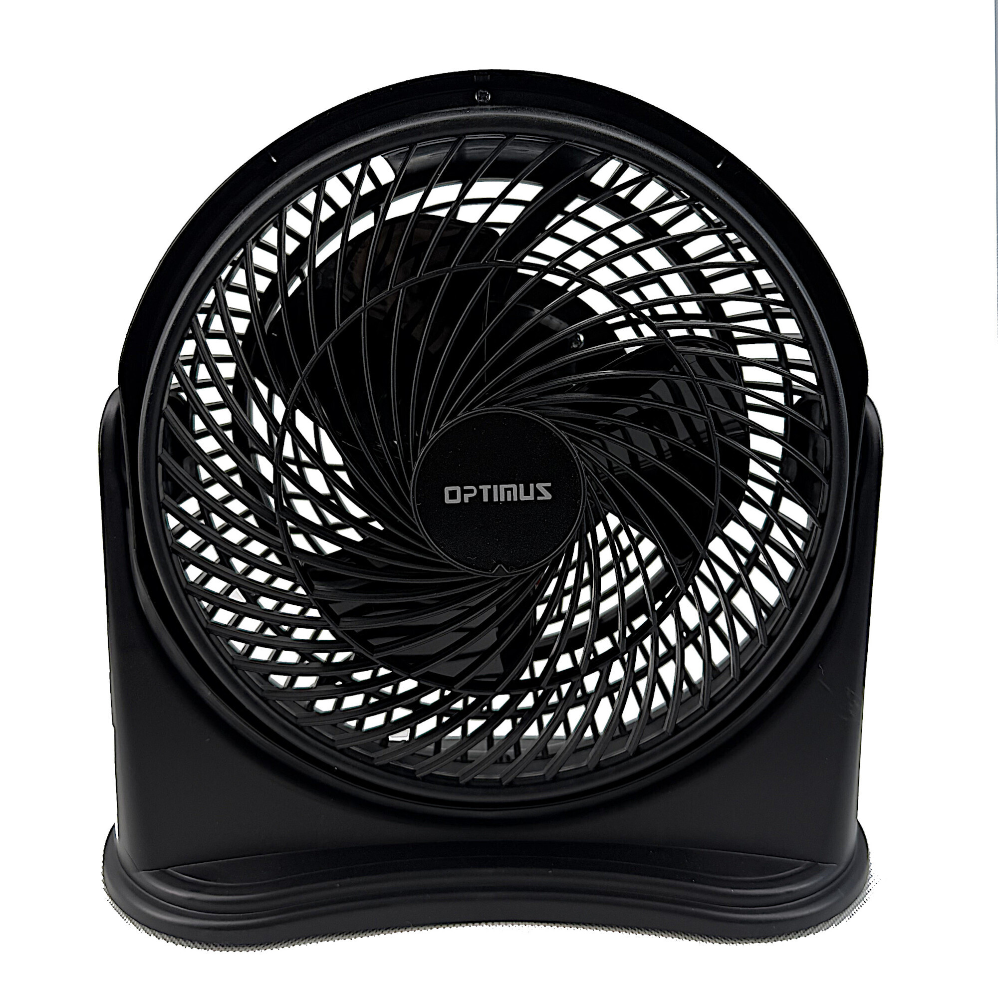 Optimus 2-Speed Turbo High-Performance Air Circulator, 15 Watts, 8in. Fan, 90° Pivoting Head, Wall Mountable, Model# F-7080