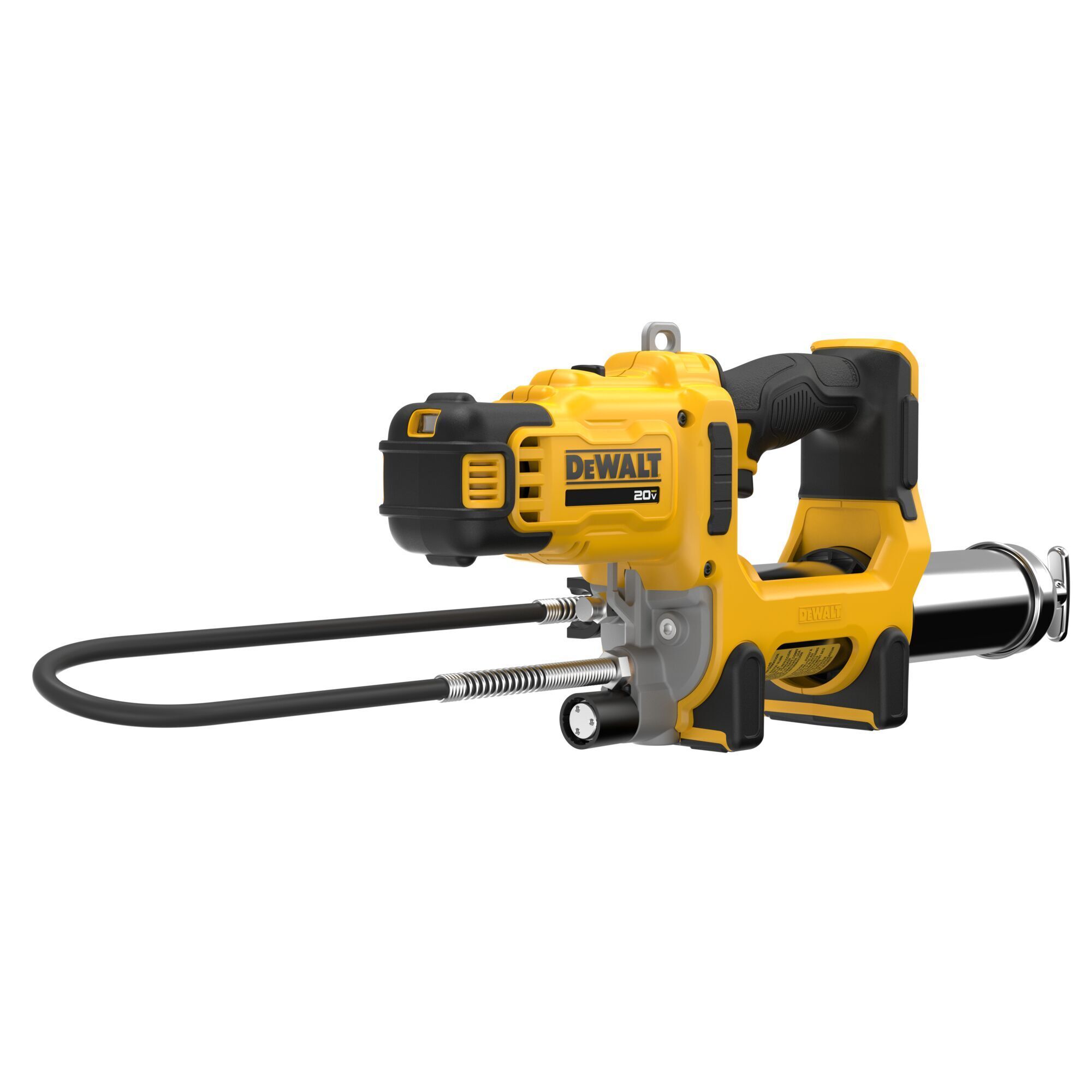 DEWALT 20V MAX 2-Speed Grease Gun, Tool Only, 10,000 Max. PSI, 47in. Flexible Hose, Model# DCGG581B