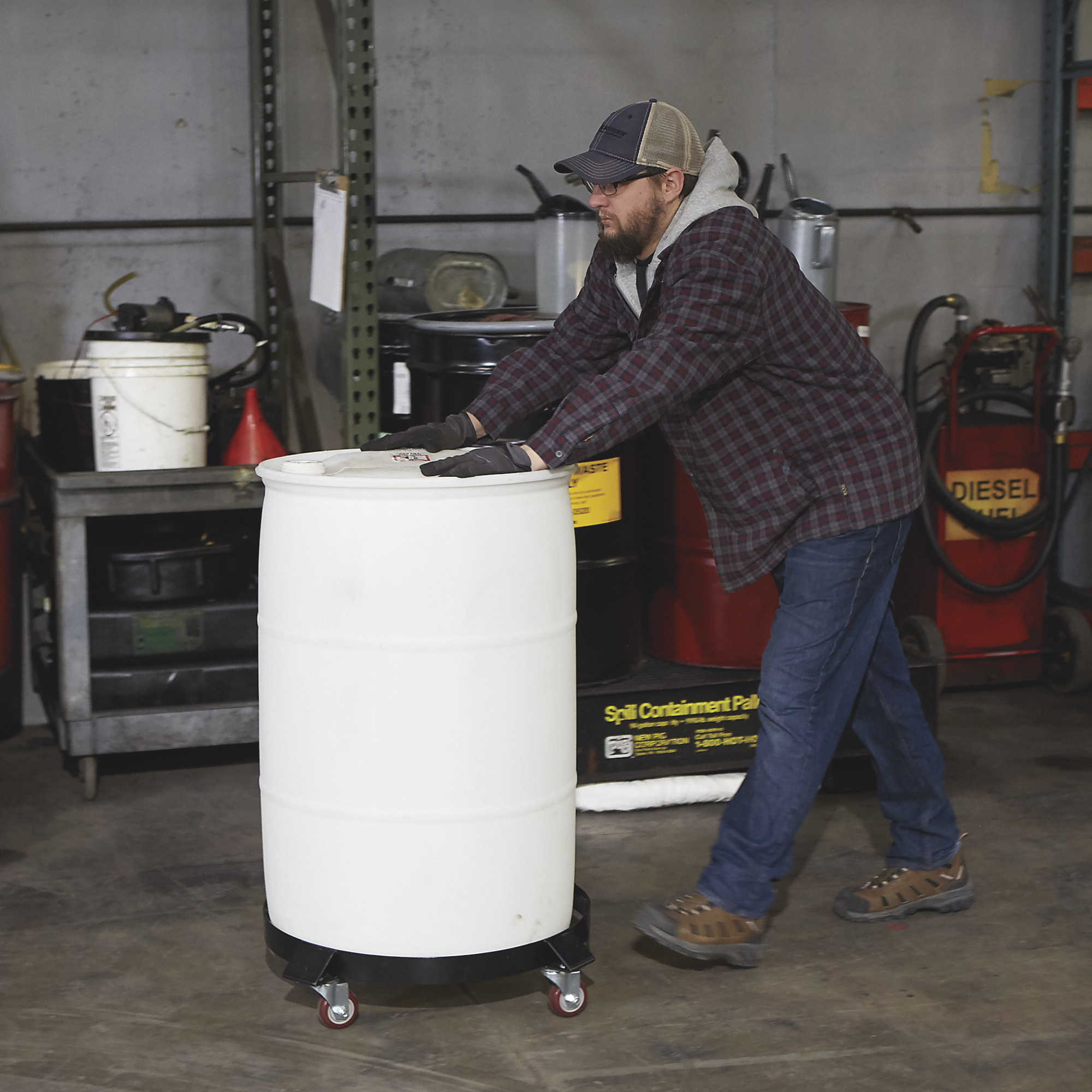 Strongway HeavyDuty Drum Dolly, 55Gallon, 900Lb. Capacity Northern