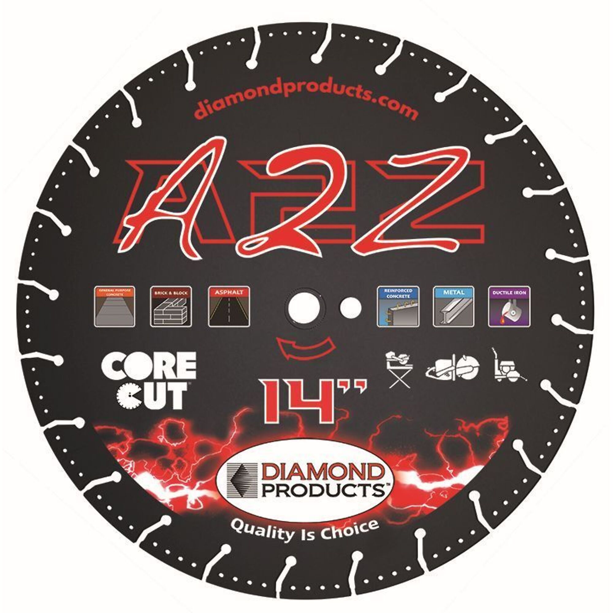 Diamond Vacuum Bond Turbo Diamond Blade 7" X .095" X 7/8" A2Z