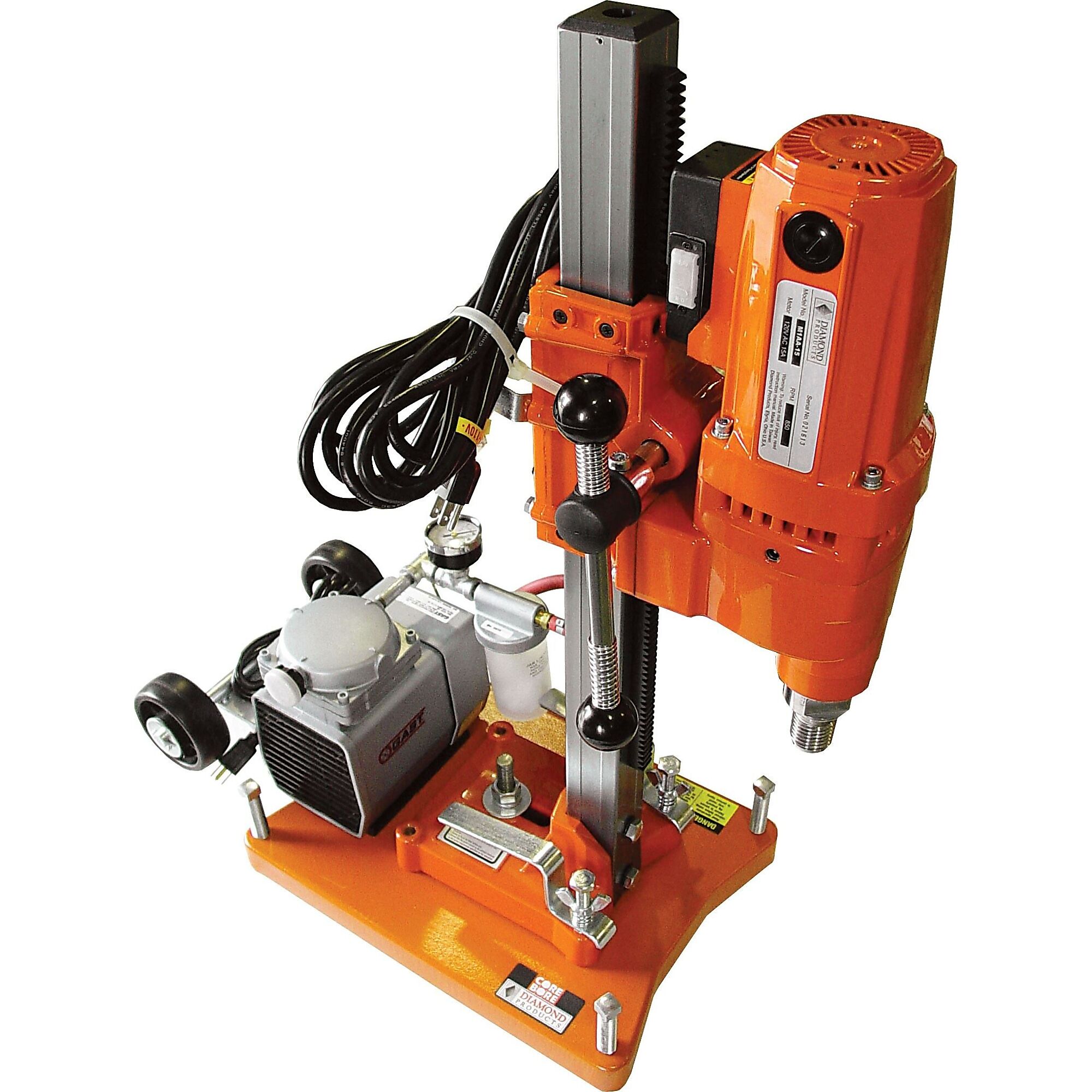 Diamond M1AA-15 Small Combo Drill Rig W/15Amp 110V 850RPM Motor