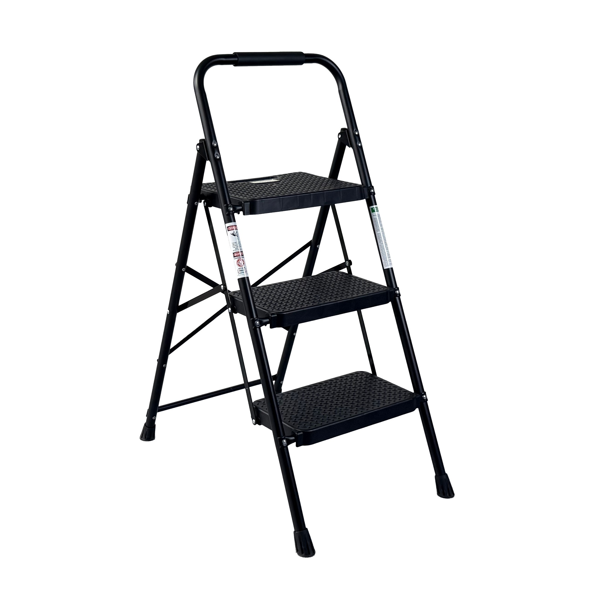 3.4 ft. Metal Lightweight Step Ladder (8 ft. Reach) with Wide Anti-Slip Pedal, 330 lb. Load Capacity