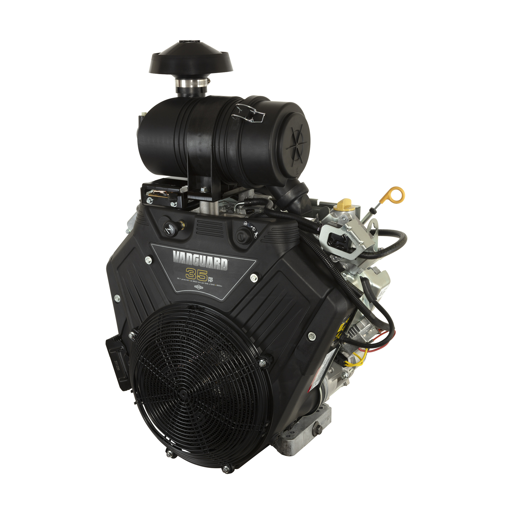 Vanguard Twin Cylinder 4-Cycle Gas Engine — 993cc, 1 7/16in. x 4 1/2in. Crankshaft, Model# 613477-0242-J1