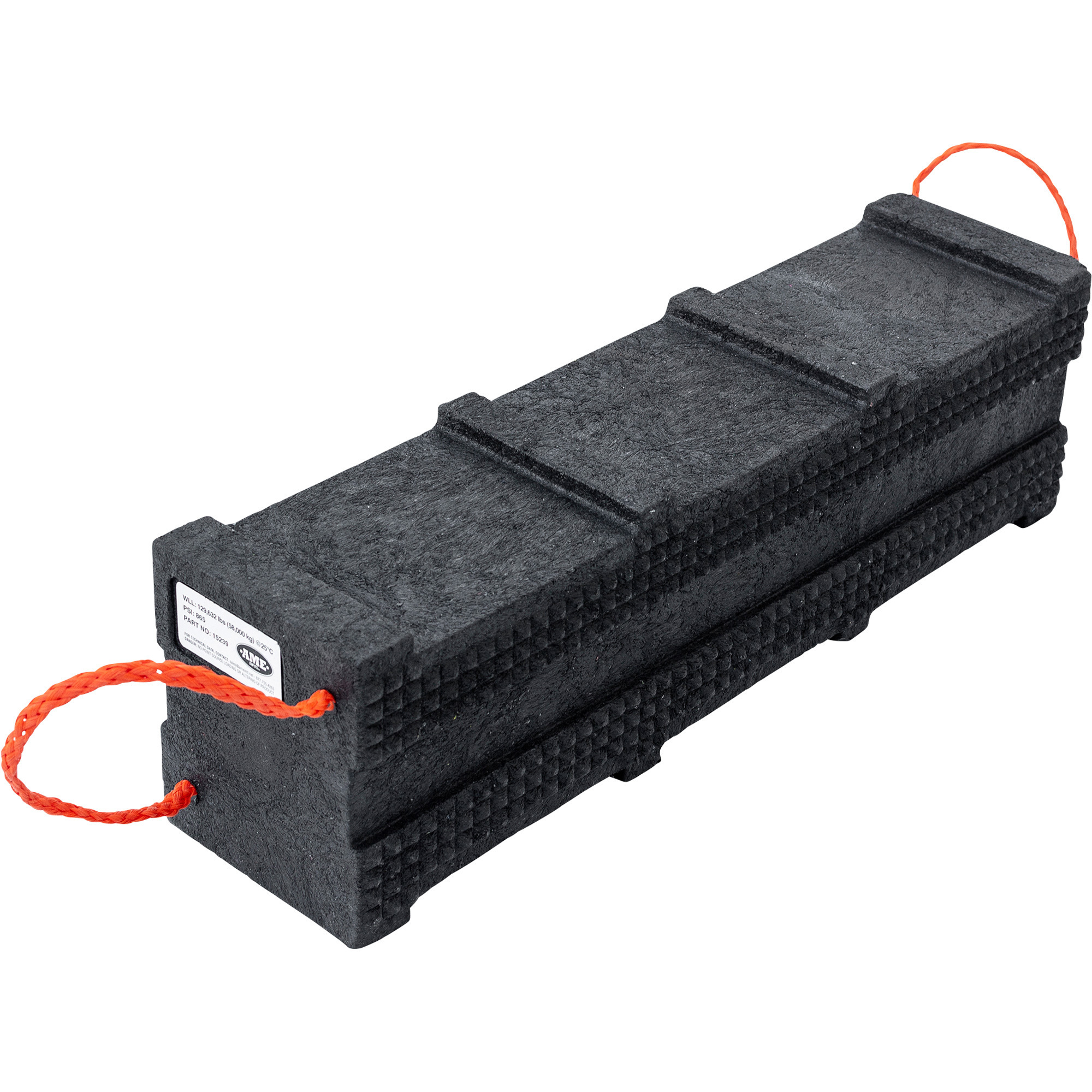 AME International Primo Super Stacker Cribbing Block, 6in. x 7in. x 24in., Black, Model# 15239