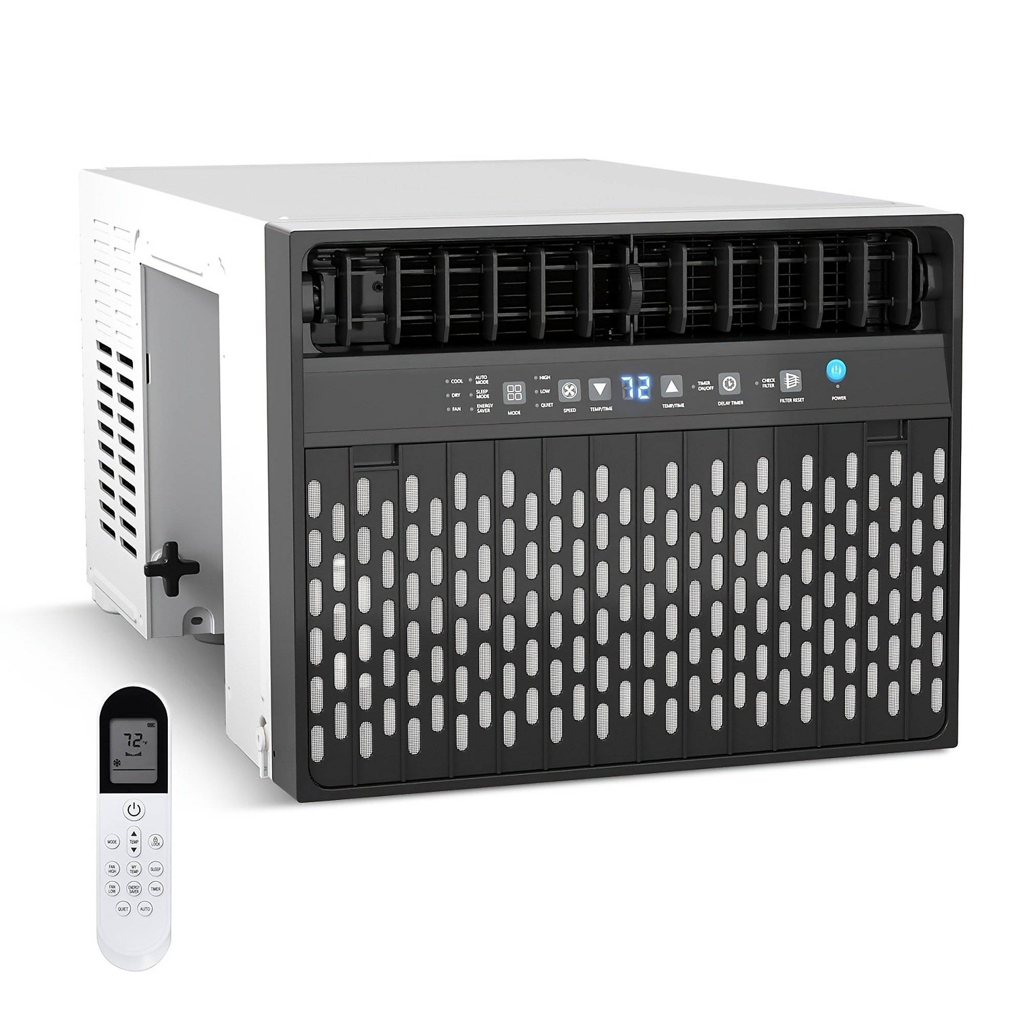 EdenDirect Window Air Conditioner — 6300 BTU, 120 Volt, Cools 250 sq. ft., Dehumidifier, Smart Wi-Fi, Remote, 24h Timer