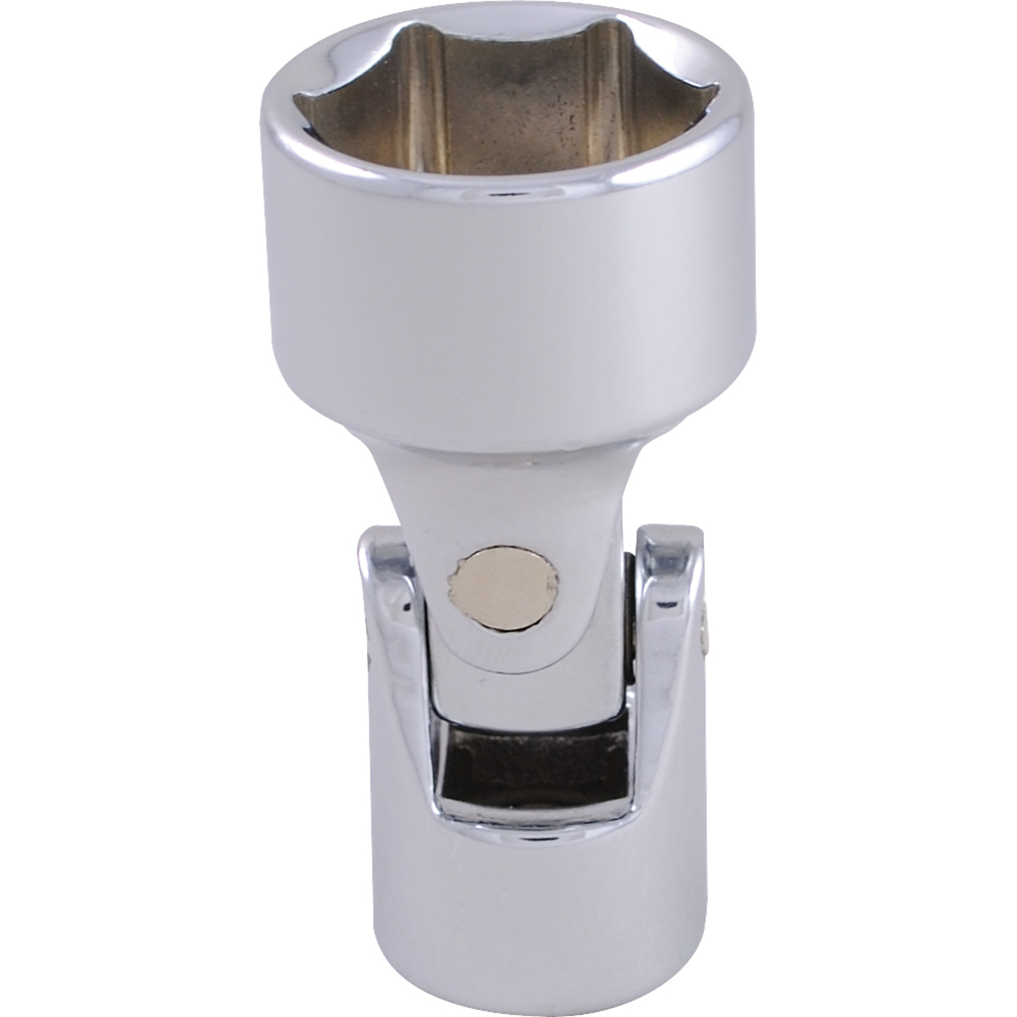 Dynamic Tools 3/8in. Drive 6-Point SAE Universal Joint Socket — Chrome Finish, Model# D008612