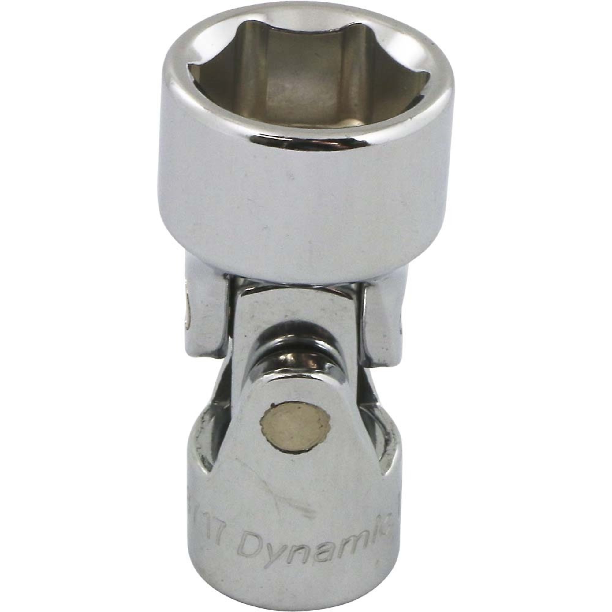 Dynamic Tools Universal Joint Socket — 3/8in. Drive, 17mm, 6-Point, Chrome Finish, Model# D008717