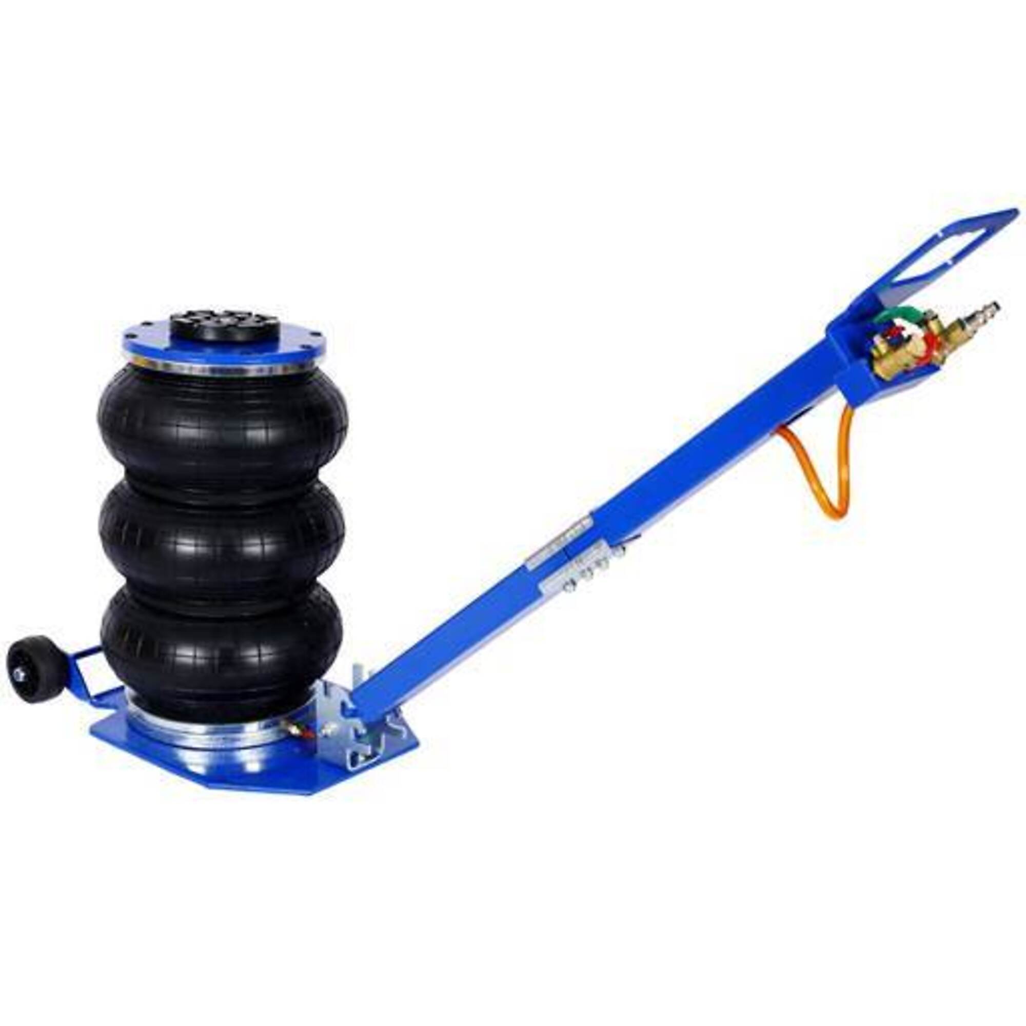 TMB Triple Bag Air Jack — 3-Ton Capacity, 6600 Lbs., Blue, Model# BAC-W46558457