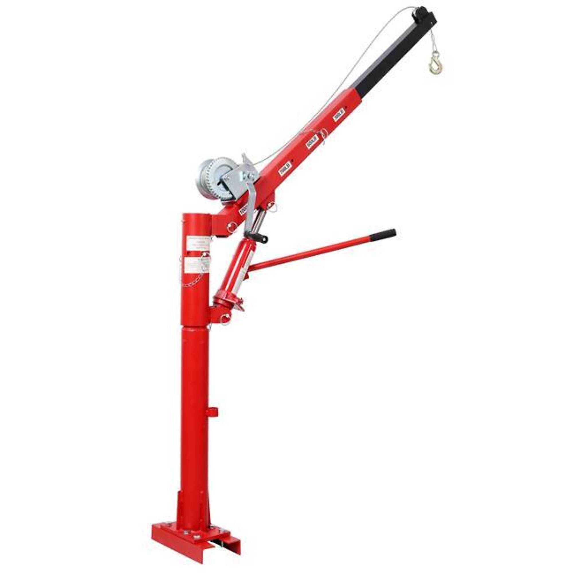 Pickup Truck Crane with Manual Winch, 1000 lbs. maximum capacity, BAC-W465P257465