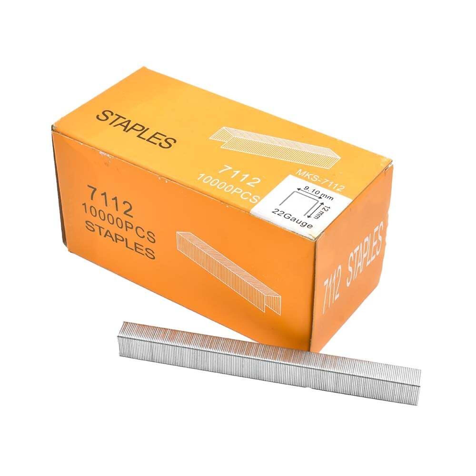 Air Locker 7112 Staples 22 Gauge Upholstery 1/2 Inch Length Fits Senco / Bostitch Staplers - 10,000/pk