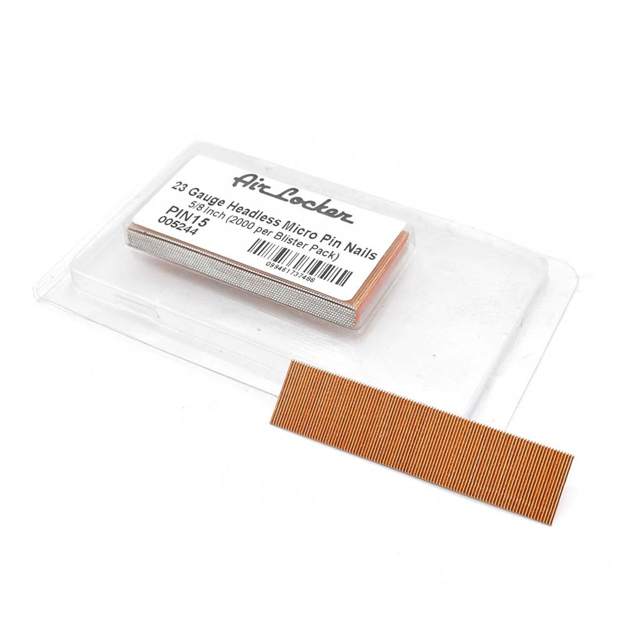 Air Locker PIN15 23 Gauge 5/8 Inch Headless Micro Pin Nails (2000/Pack)