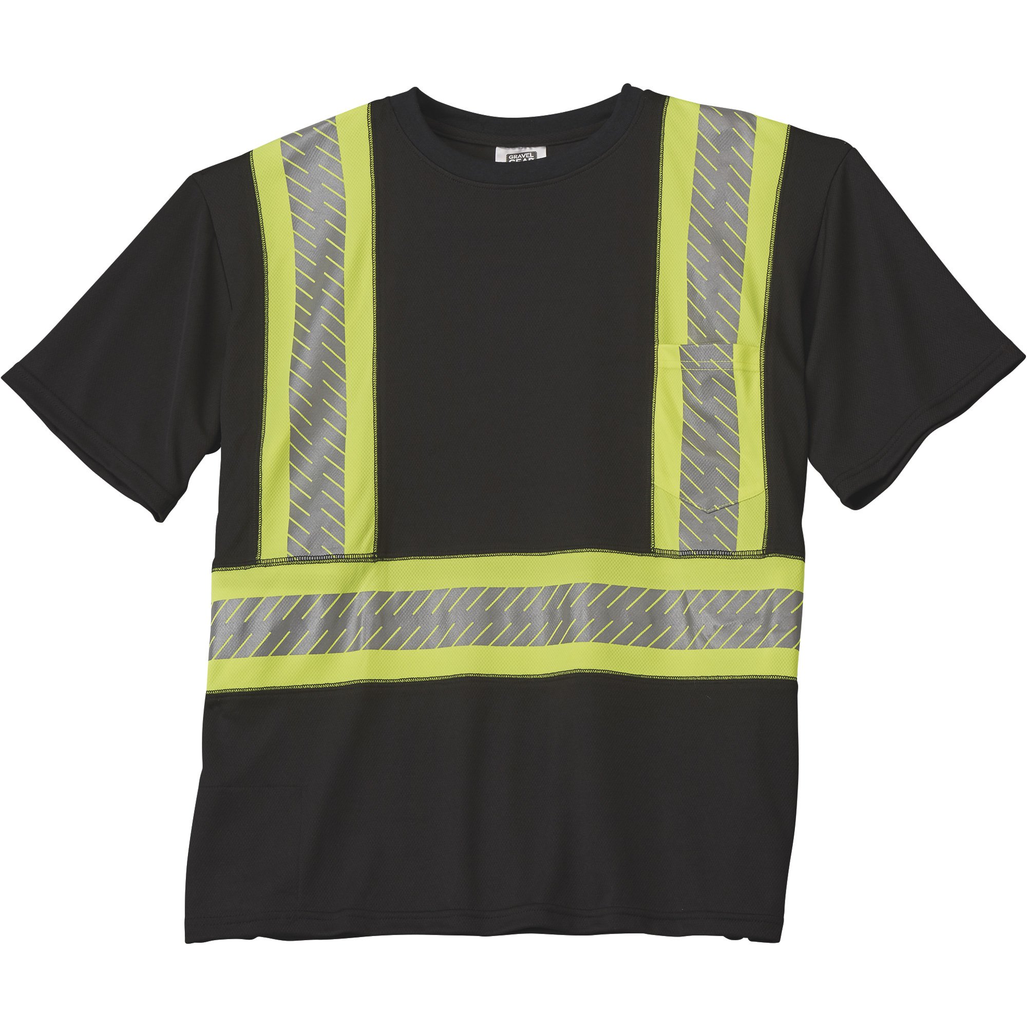 High Visibility Safety T-shirt  Short Sleeve Safety Shirts, Green