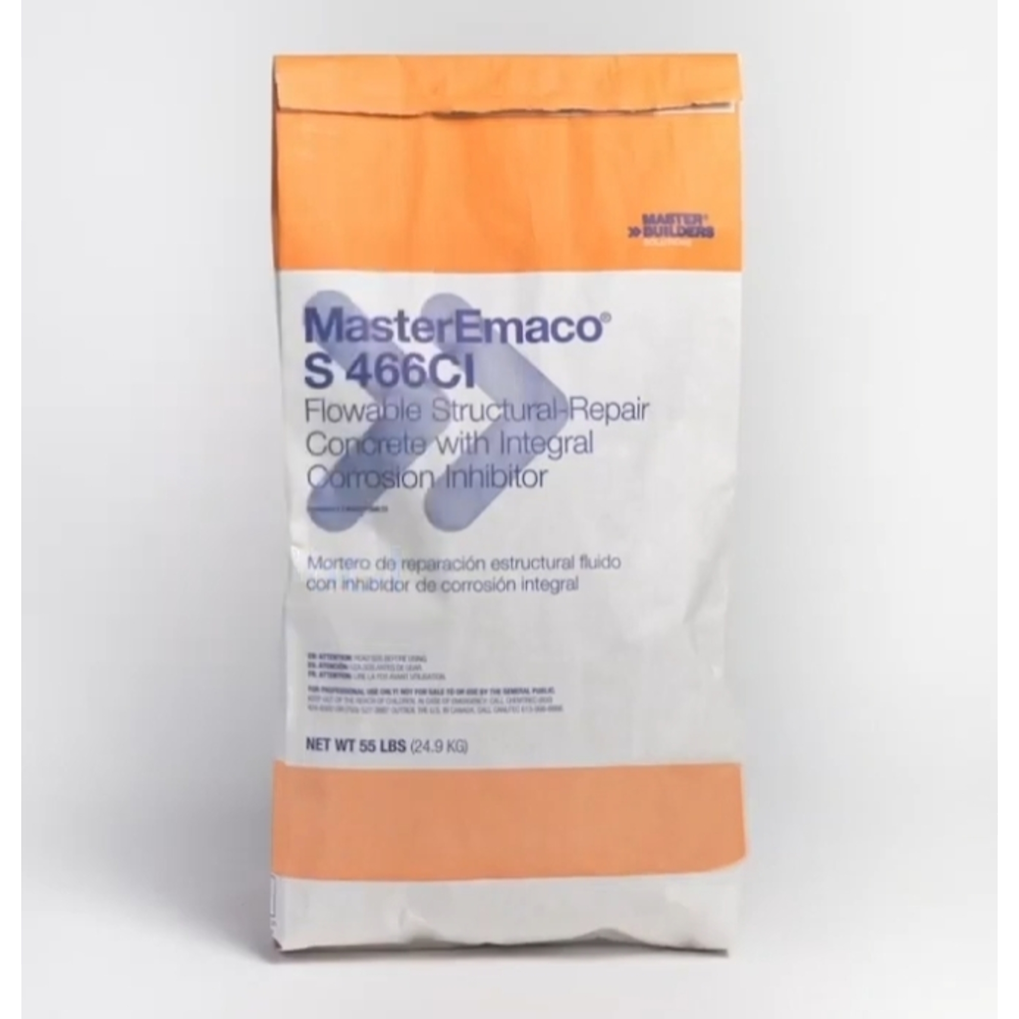SikaEmaco S 466 CI Flowable Structural-Repair Concrete with Integral Corrosion Inhibitor 55LB Bag