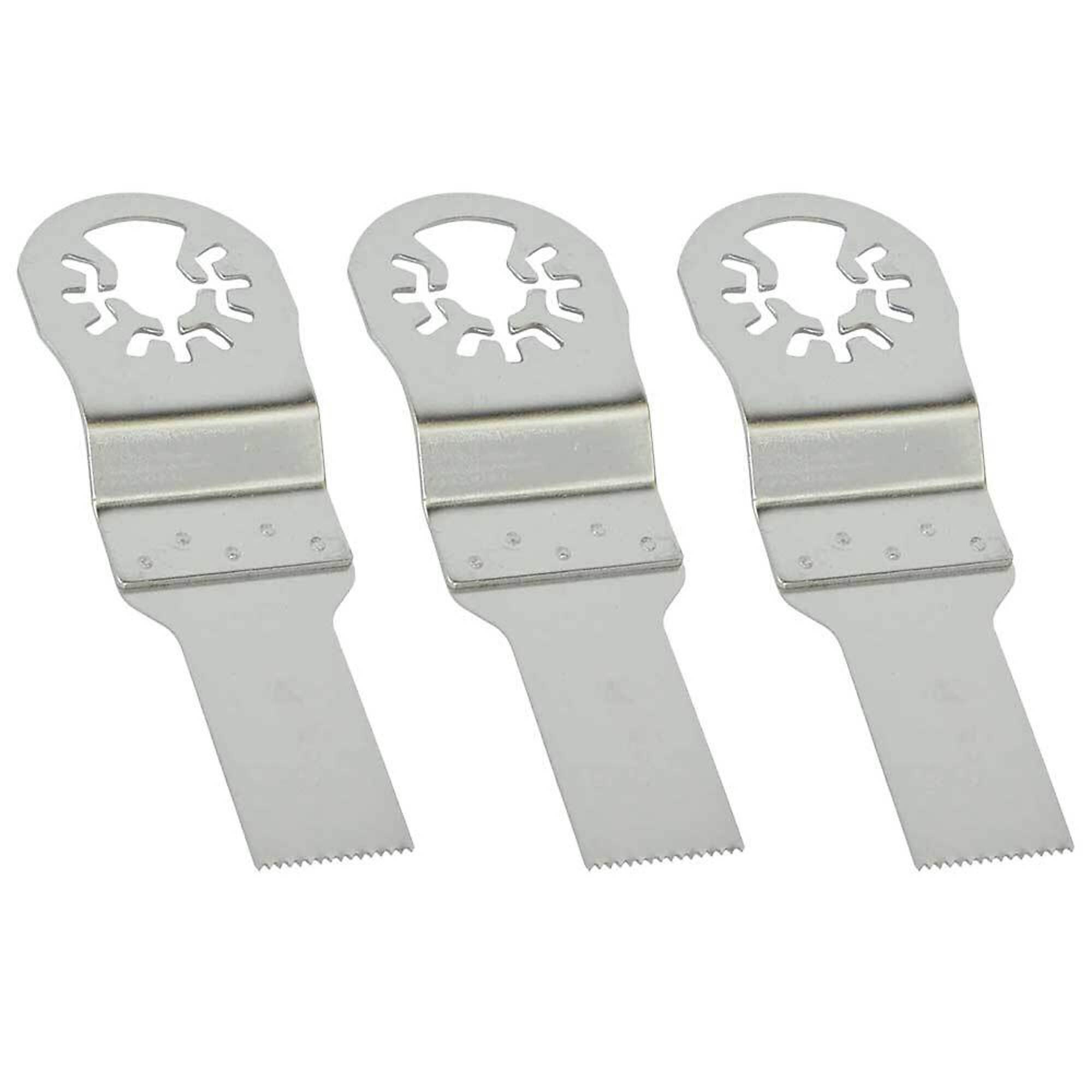 Versa Tool AB3F-D 20mm Stainless Steel Multi-Tool Saw 3 Blade Display Pack Fits Fein Multimaster, Dremel, Bosch, Craftsman, Ridgid Oscillating Tools